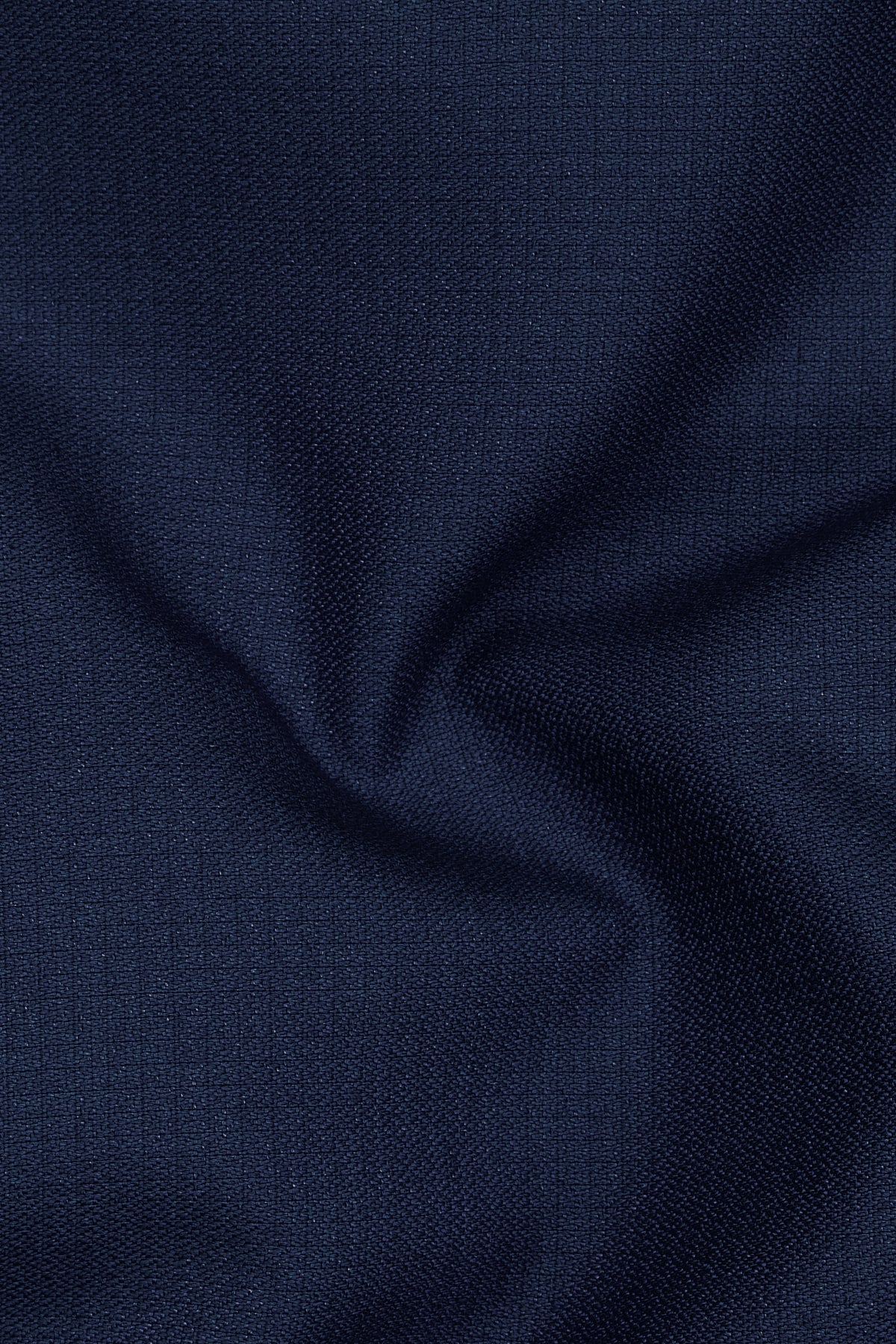Regent-Ebony Blue Diamond Textured Wool Rich Slight Stretch Tuxedo Blazer