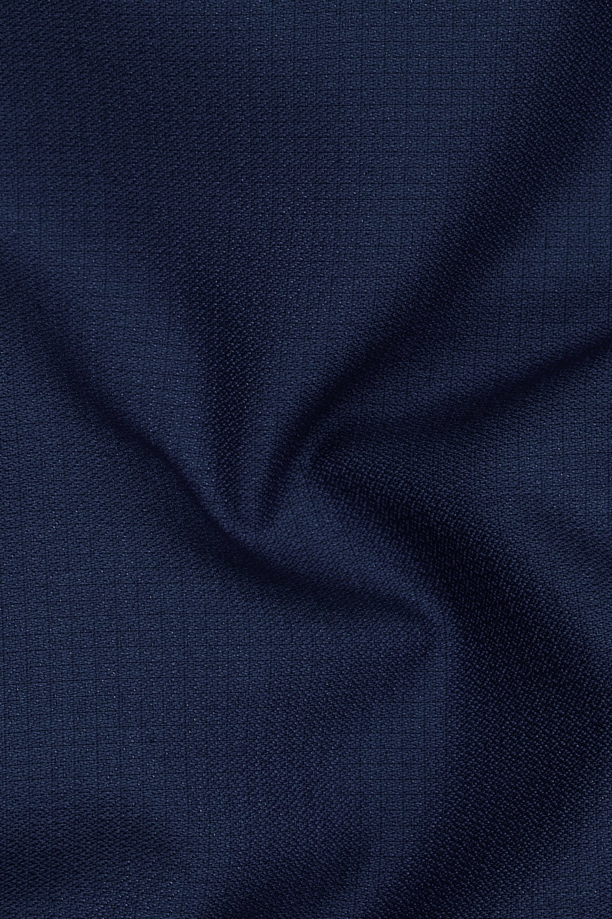Regent-Ebony Blue Diamond Textured Wool Rich Slight Stretch Bandhgala Blazer