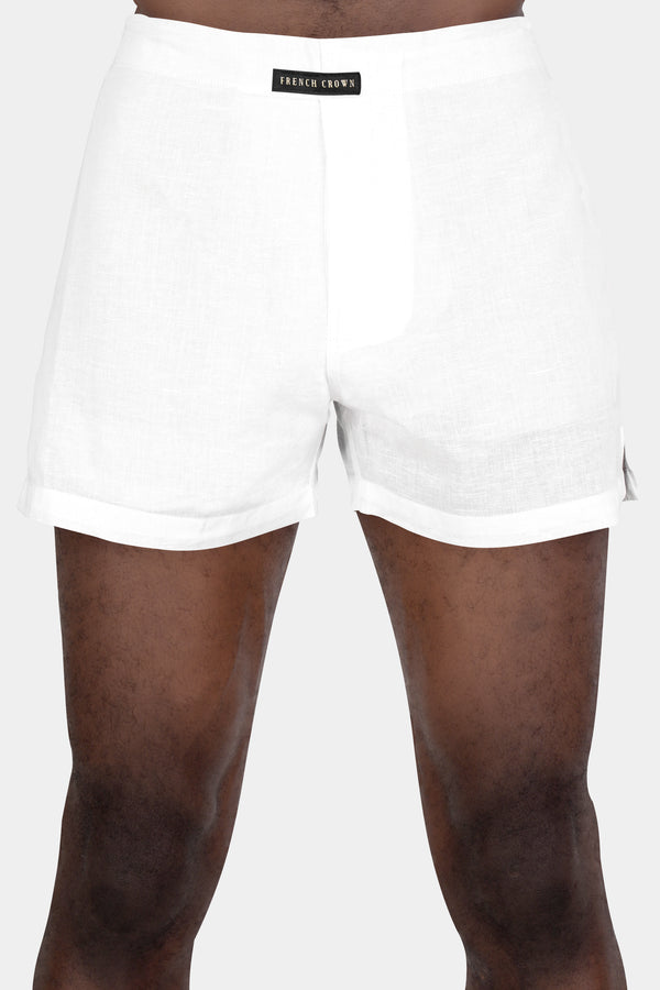 Bright White Premium Linen Boxers