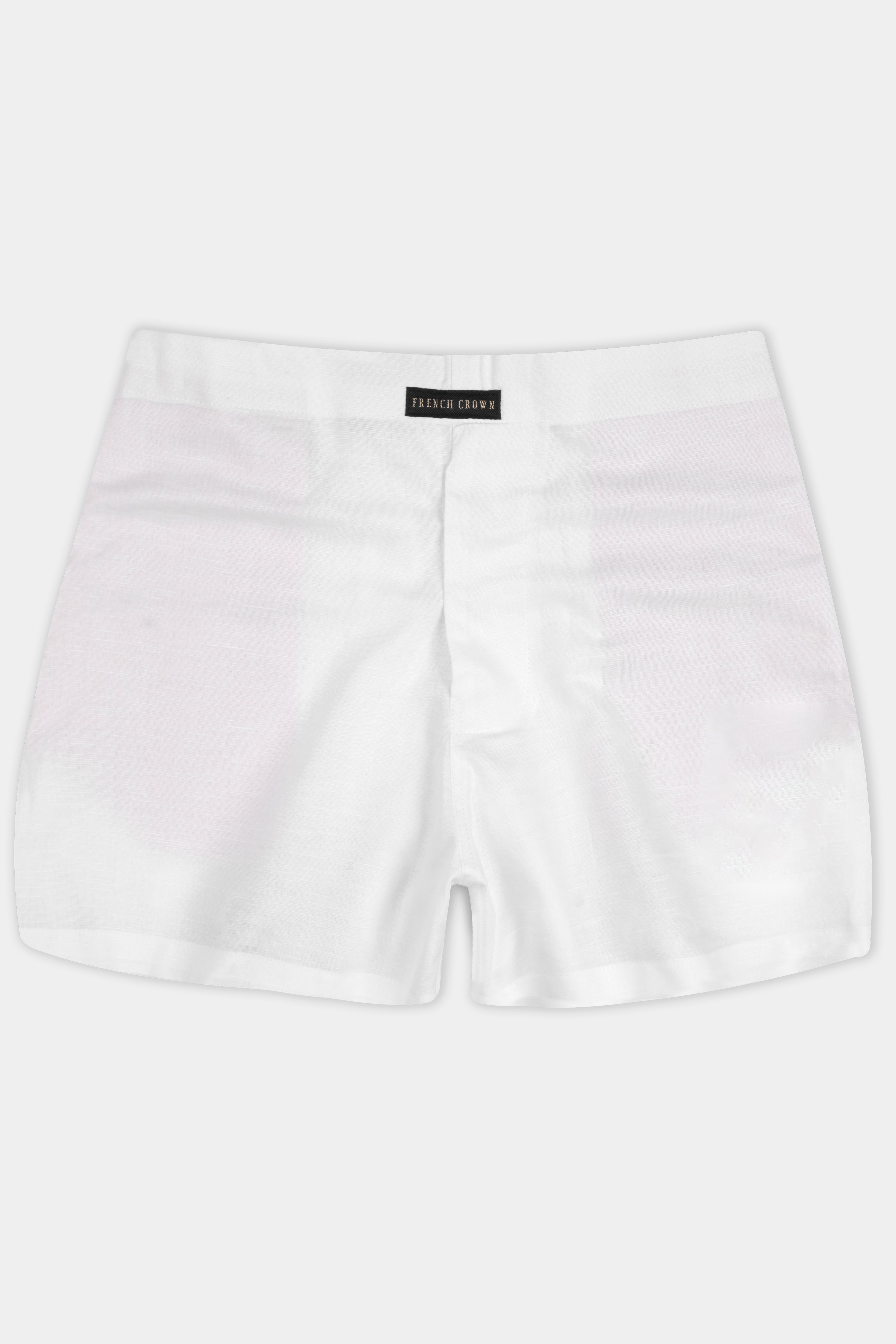 Bright White Premium Linen Boxers