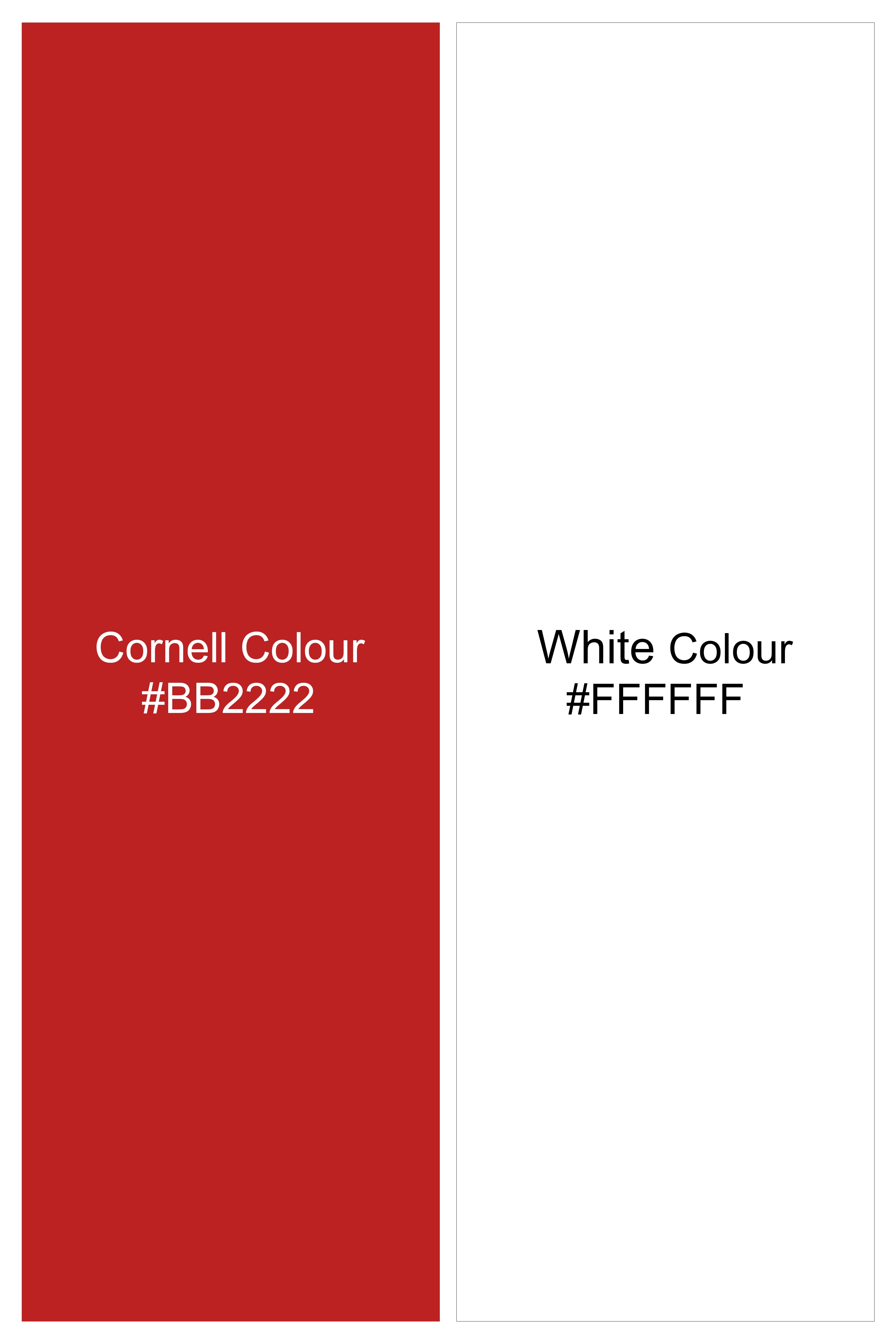Cornell Red Polka Dotted Premium Tencel Boxer BX526-28, BX526-30, BX526-32, BX526-34, BX526-36, BX526-38, BX526-40, BX526-42, BX526-44