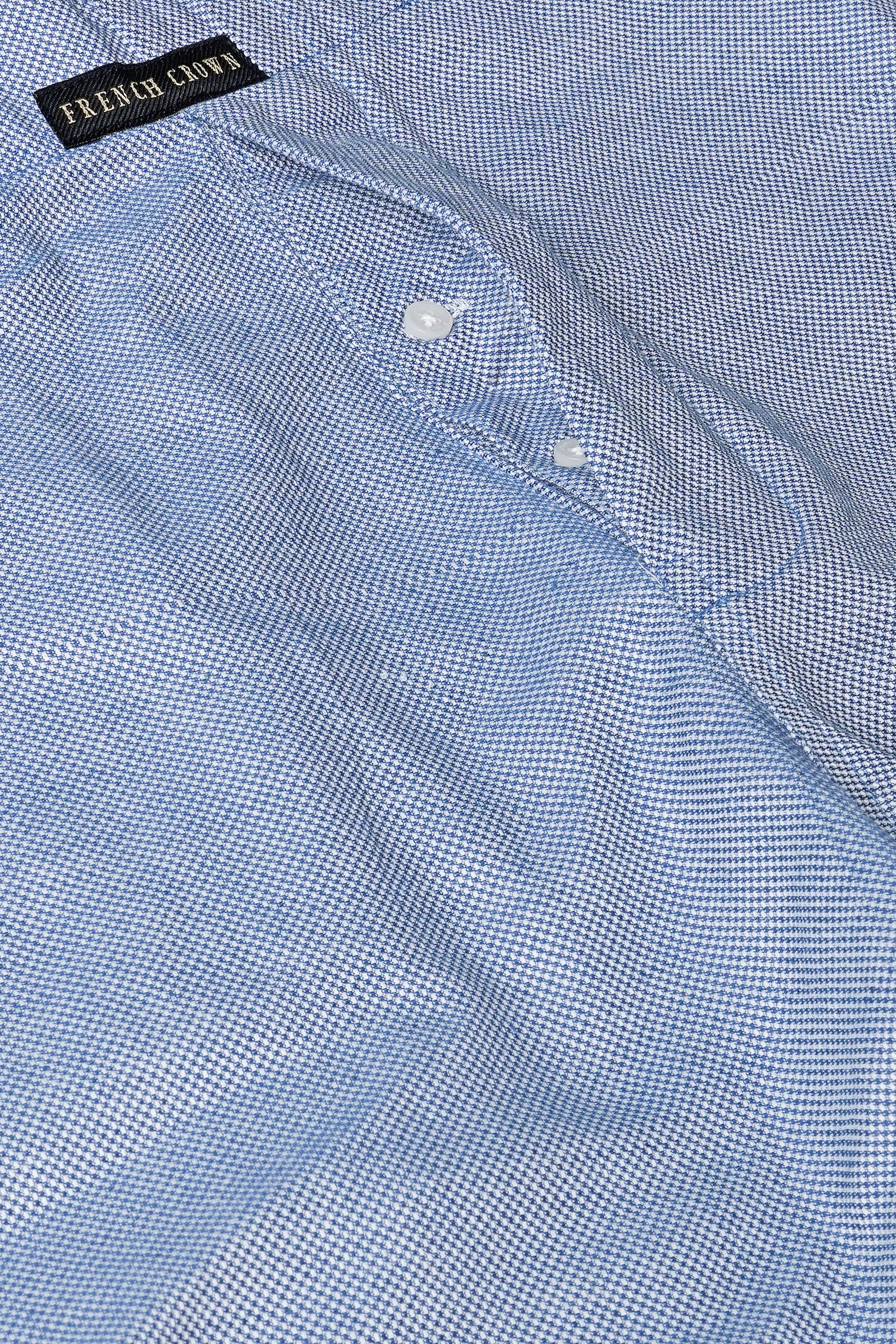 Polo Blue Dobby Textured Premium Giza Cotton Boxer