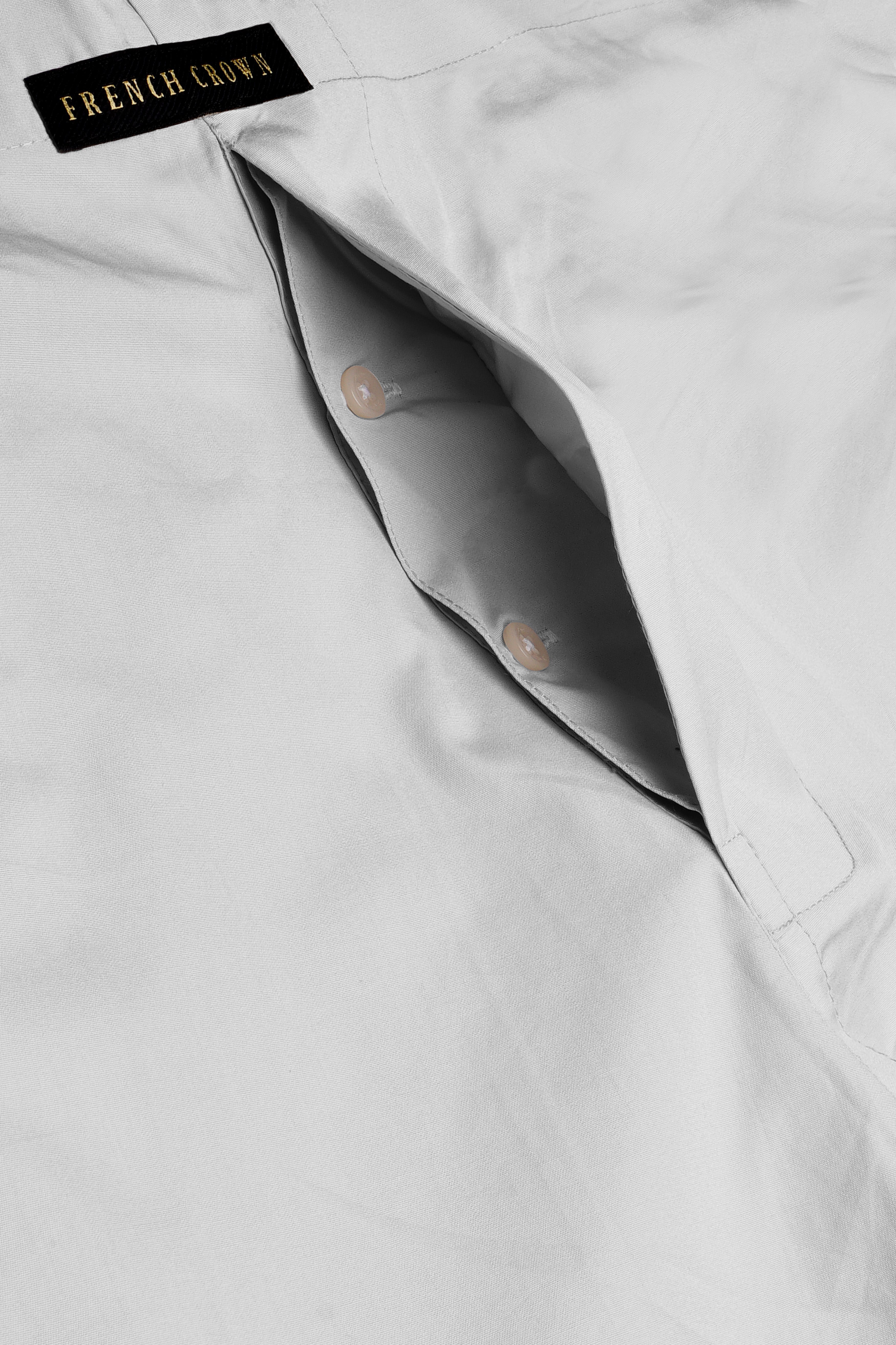 Goose Gray Plain Solid Oxford Premium Cotton Boxer