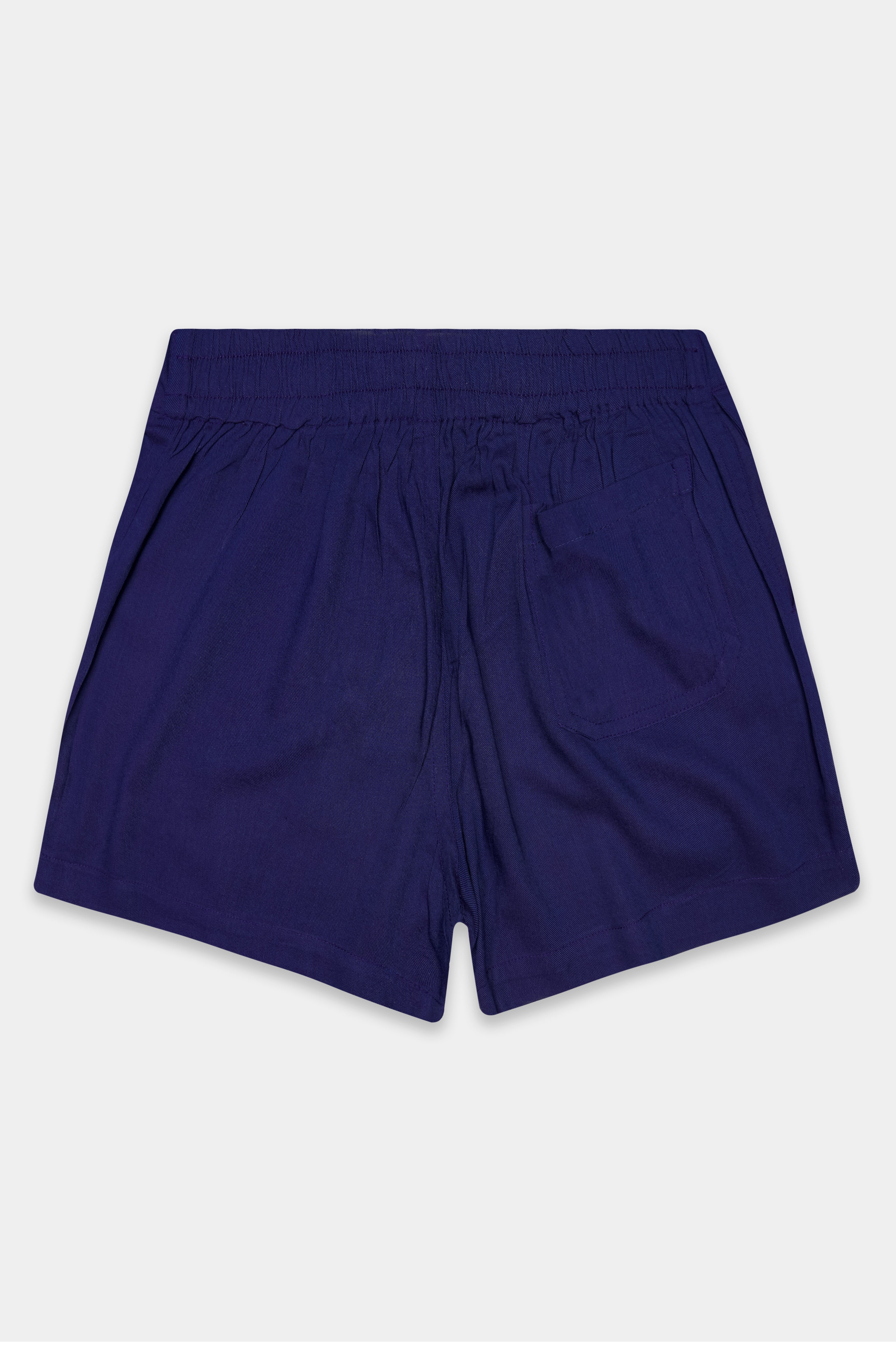 Bunting Blue Solid Twill Premium Cotton Boxer