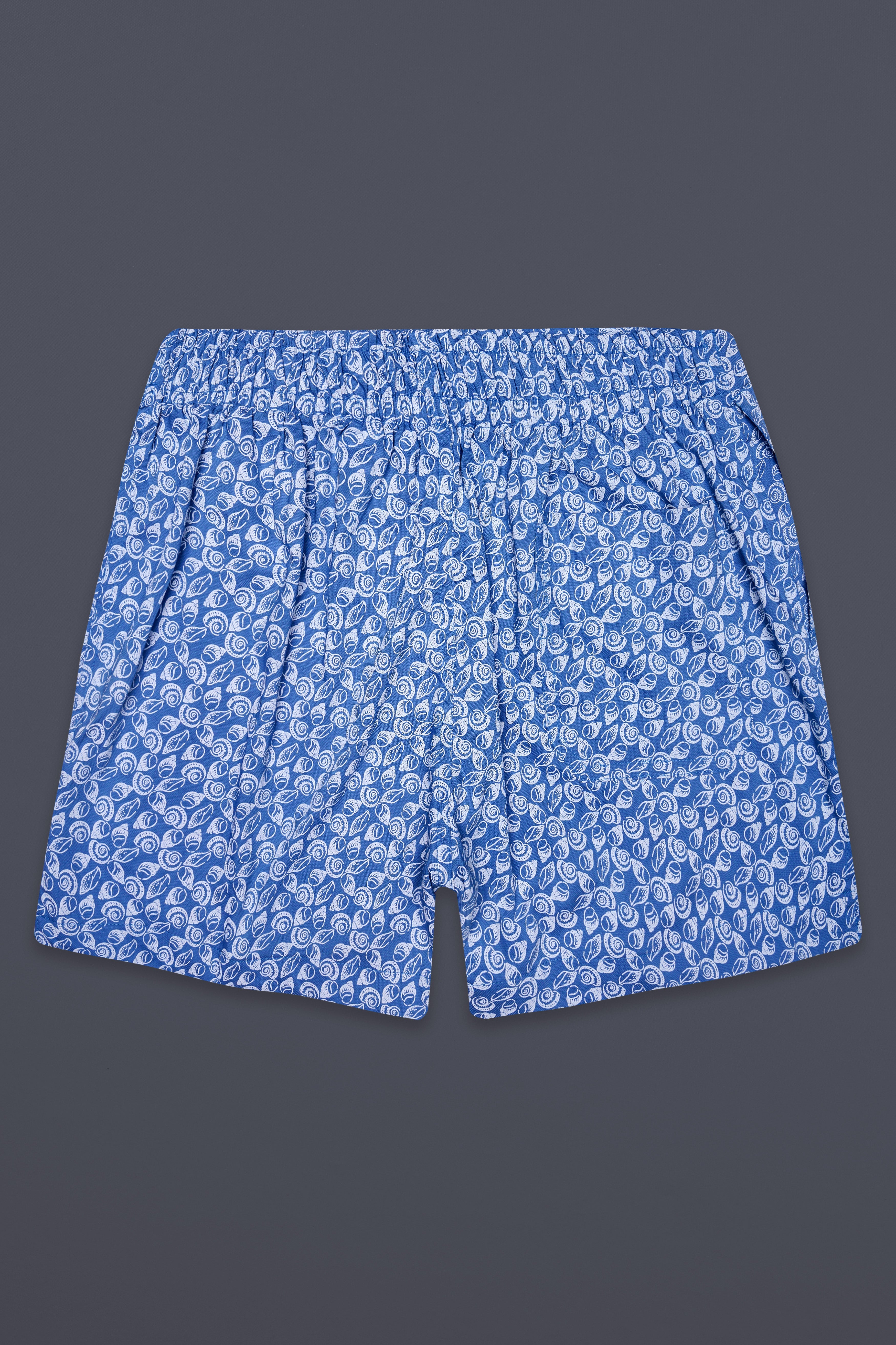 Mariner Blue Dobby Textured Premium Giza Cotton Boxer