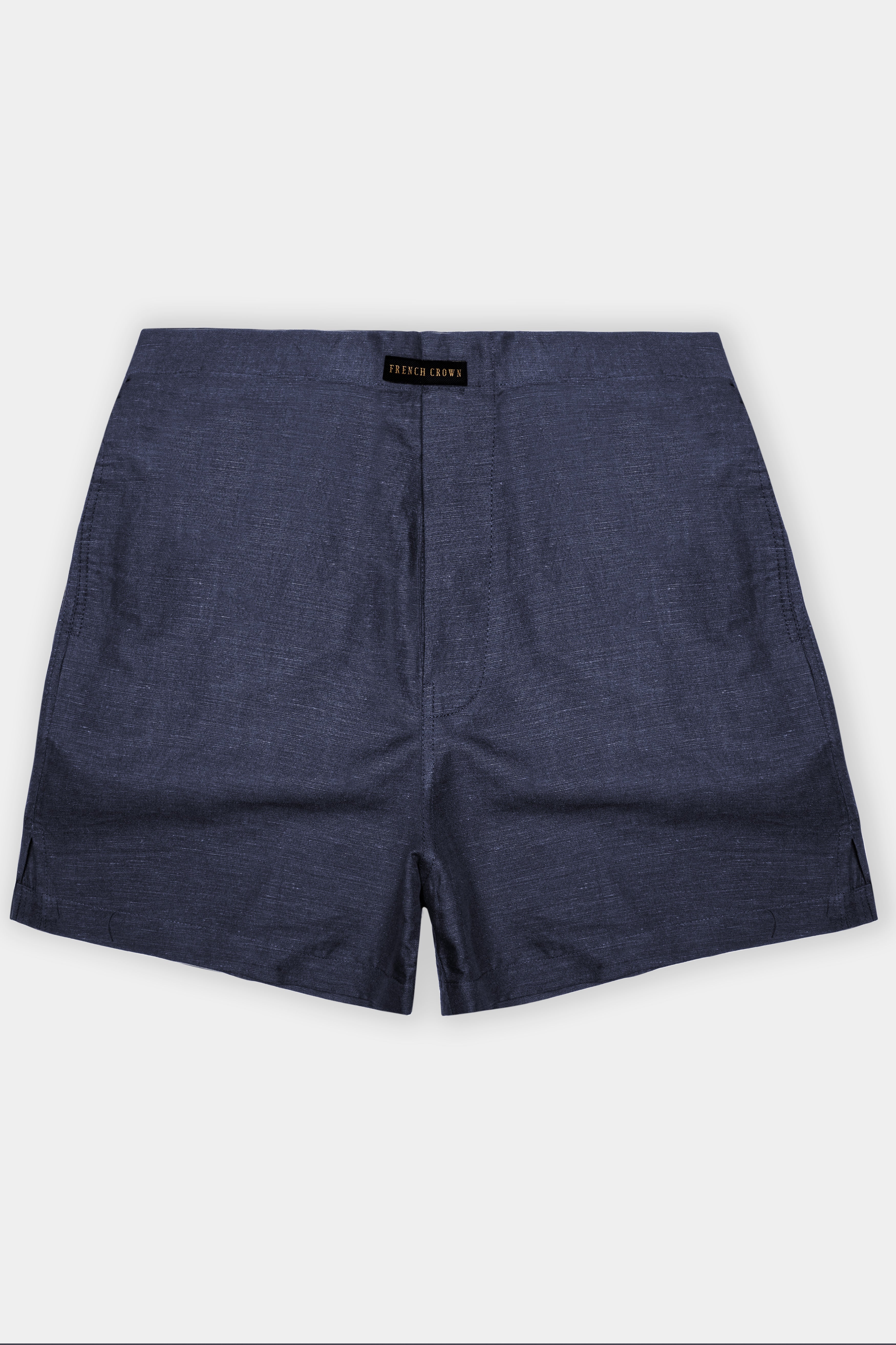 Azure Chill-Tuna Blue Solid Super Soft Luxurious Linen Boxer
