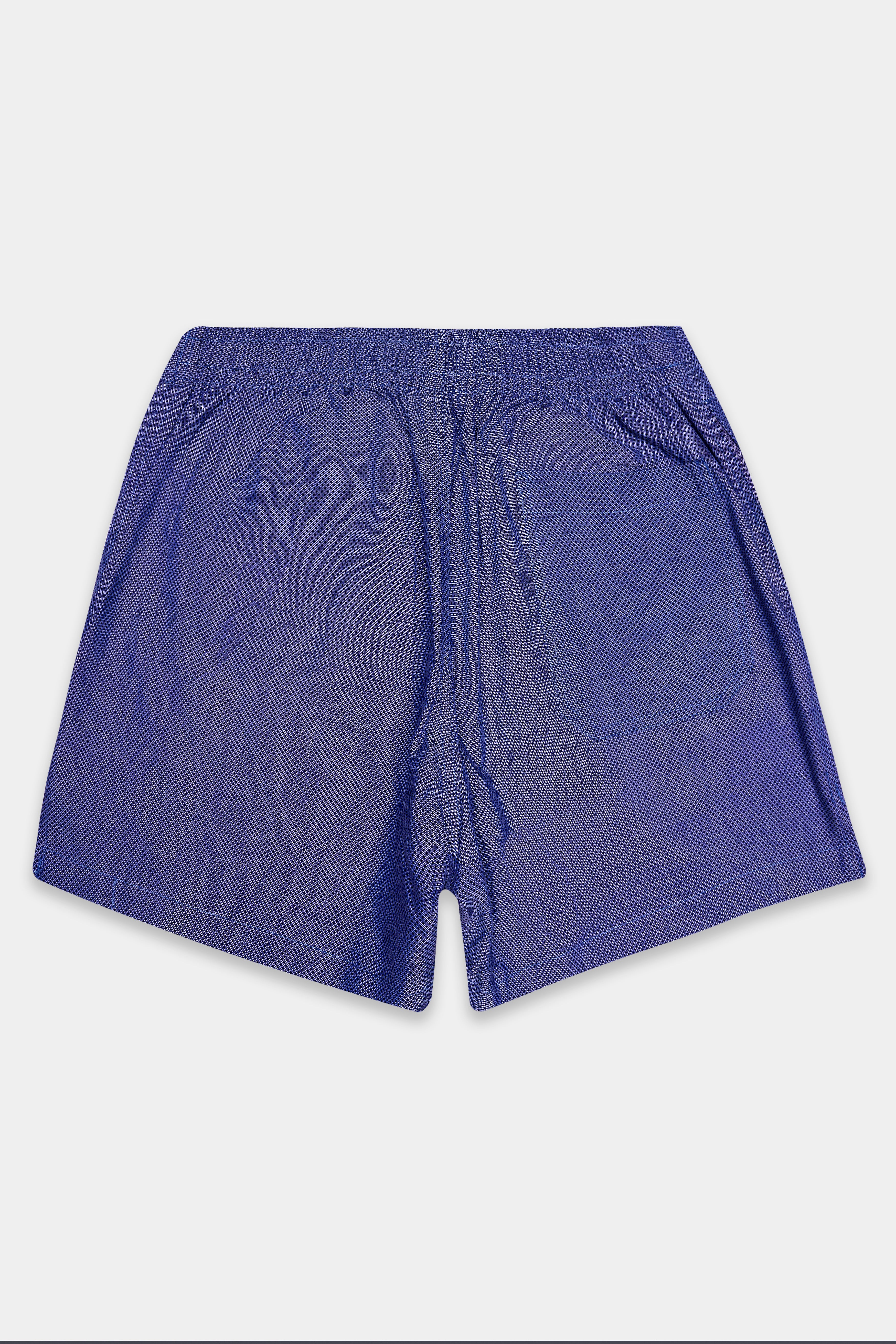 Sapphire-Victoria Blue Dobby Textured Premium Giza Cotton Boxer