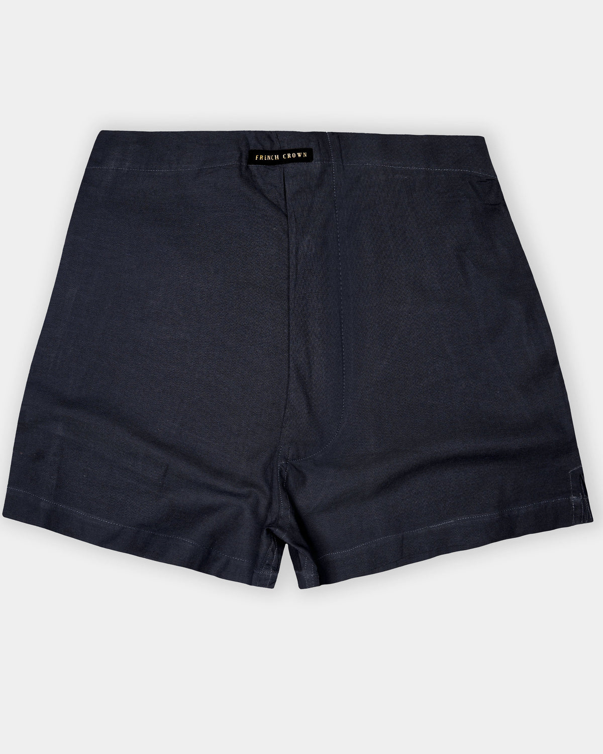 Graphite-Zeus Gray Plain Solid Cotton Boxer For Man