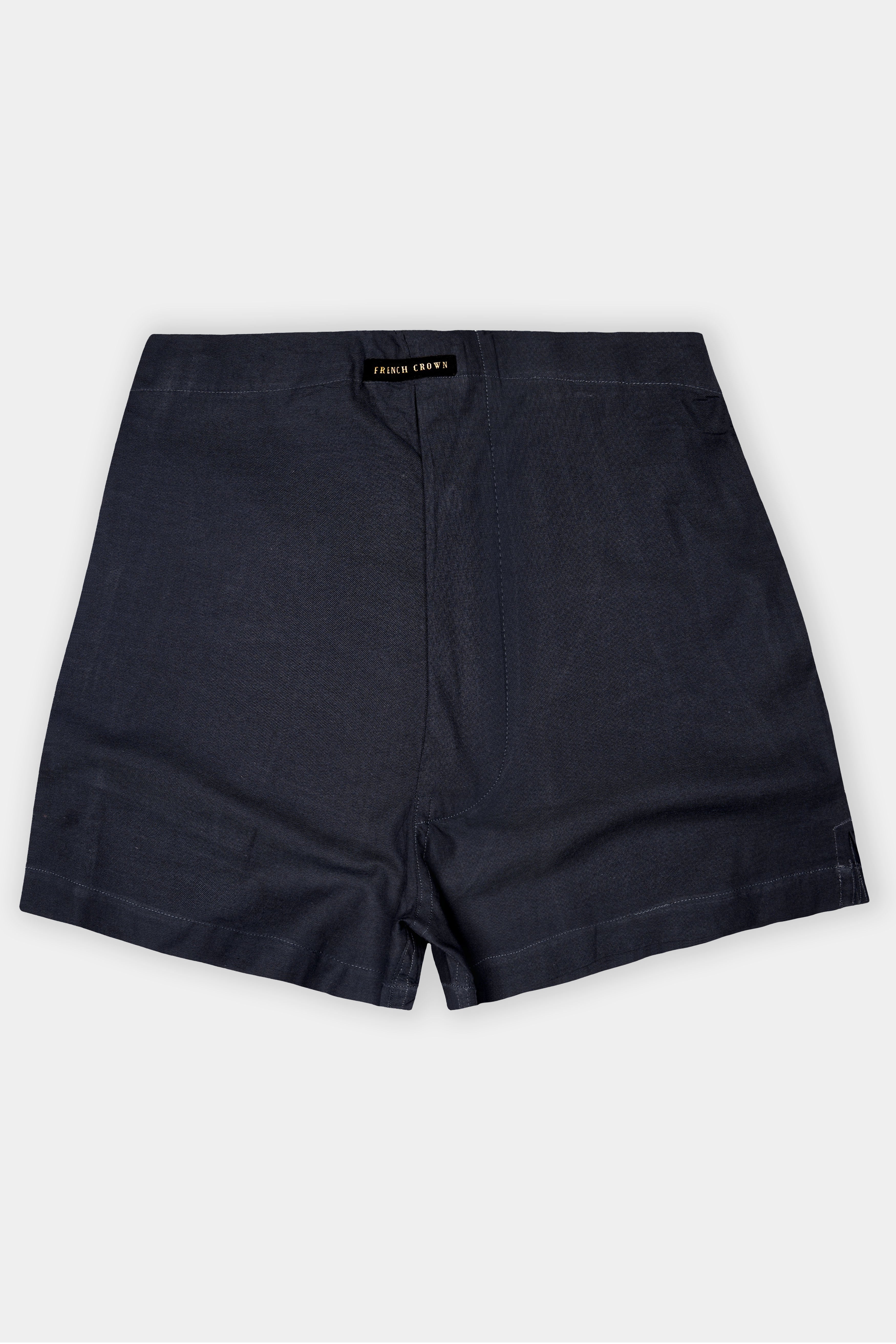 Graphite-Zeus Gray Solid Oxford Premium Cotton Boxer