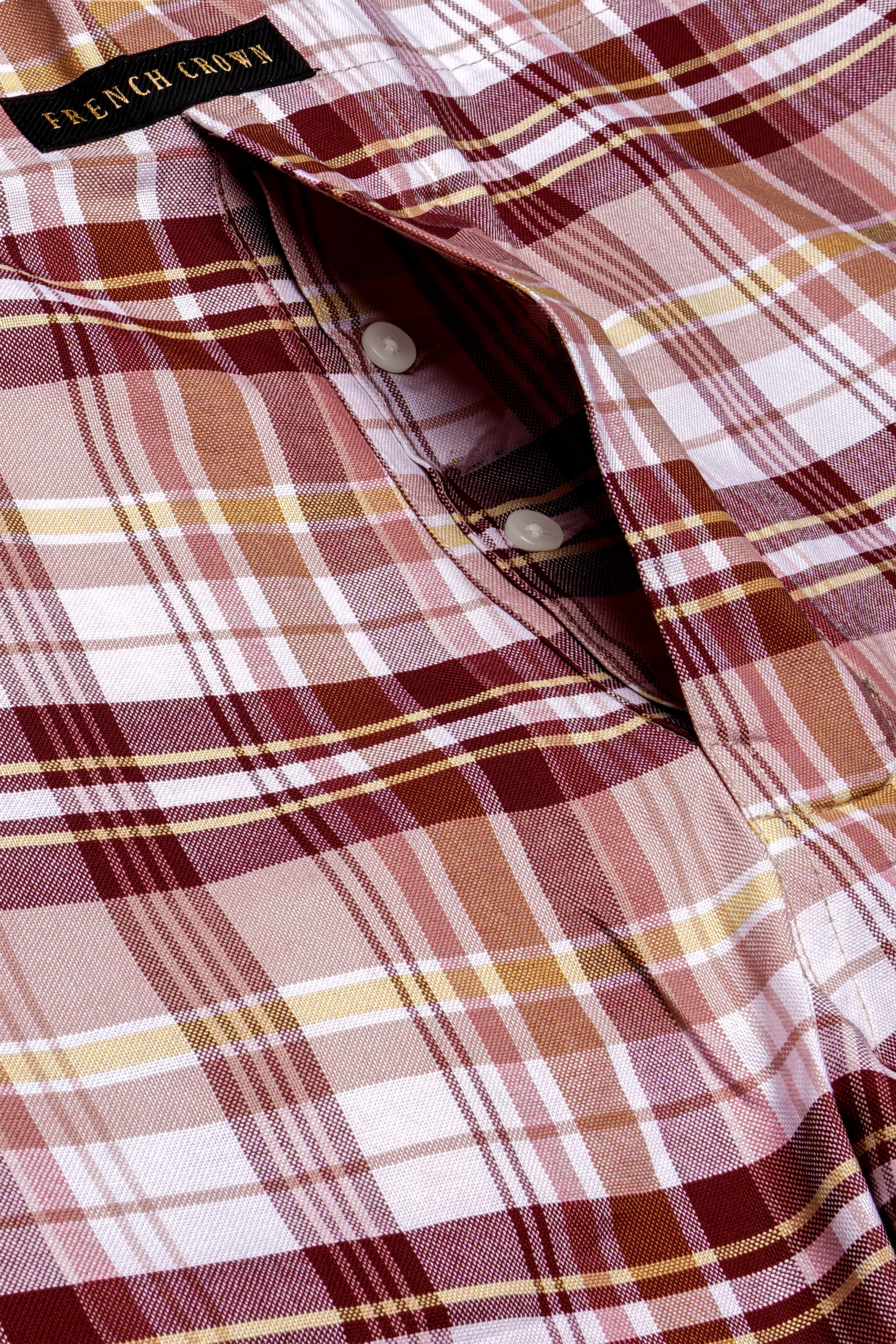Heritage-Rustic Maroon Plaid Super Soft Oxford Premium Cotton Boxer
