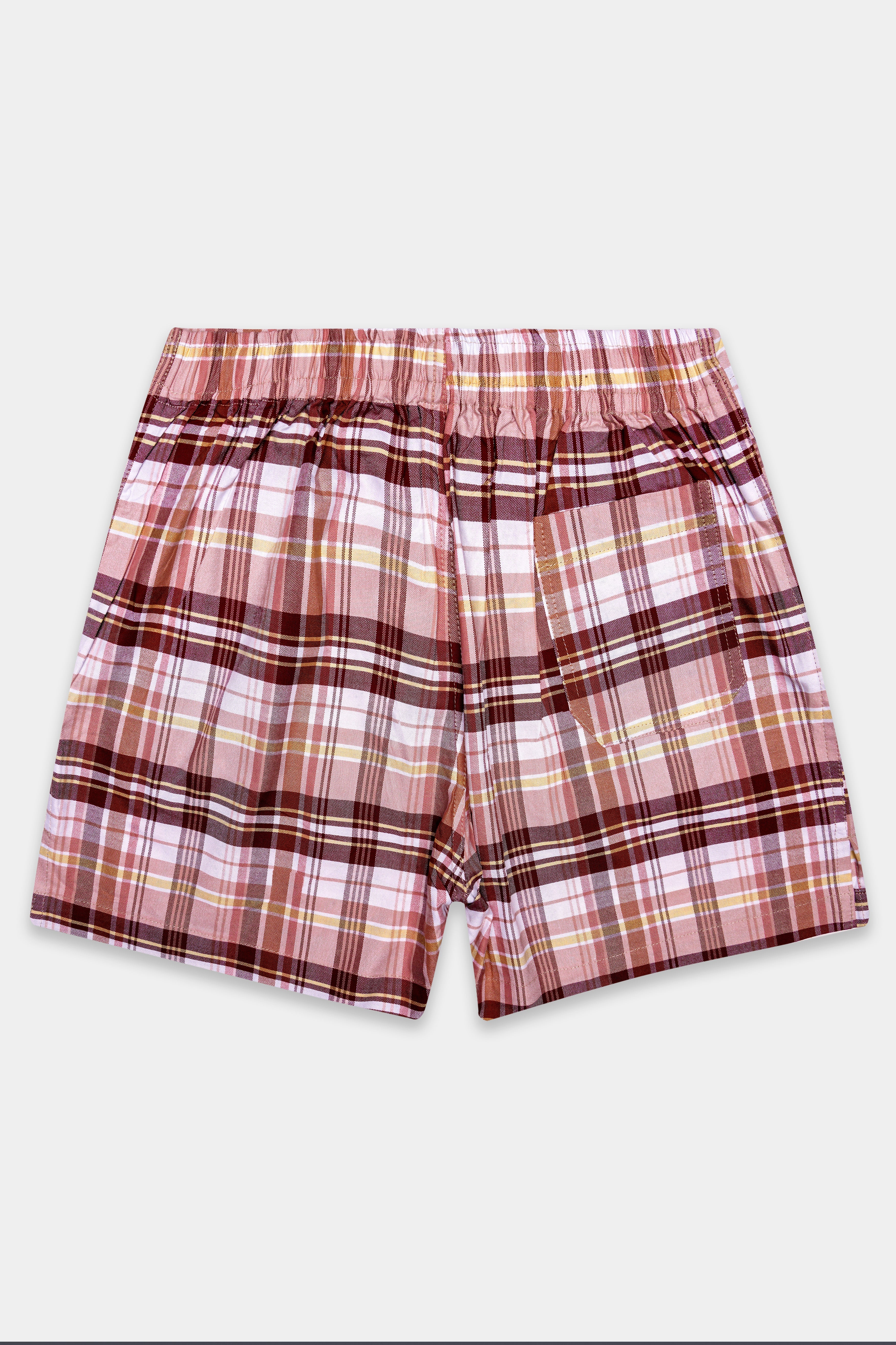Heritage-Rustic Maroon Plaid Super Soft Oxford Premium Cotton Boxer