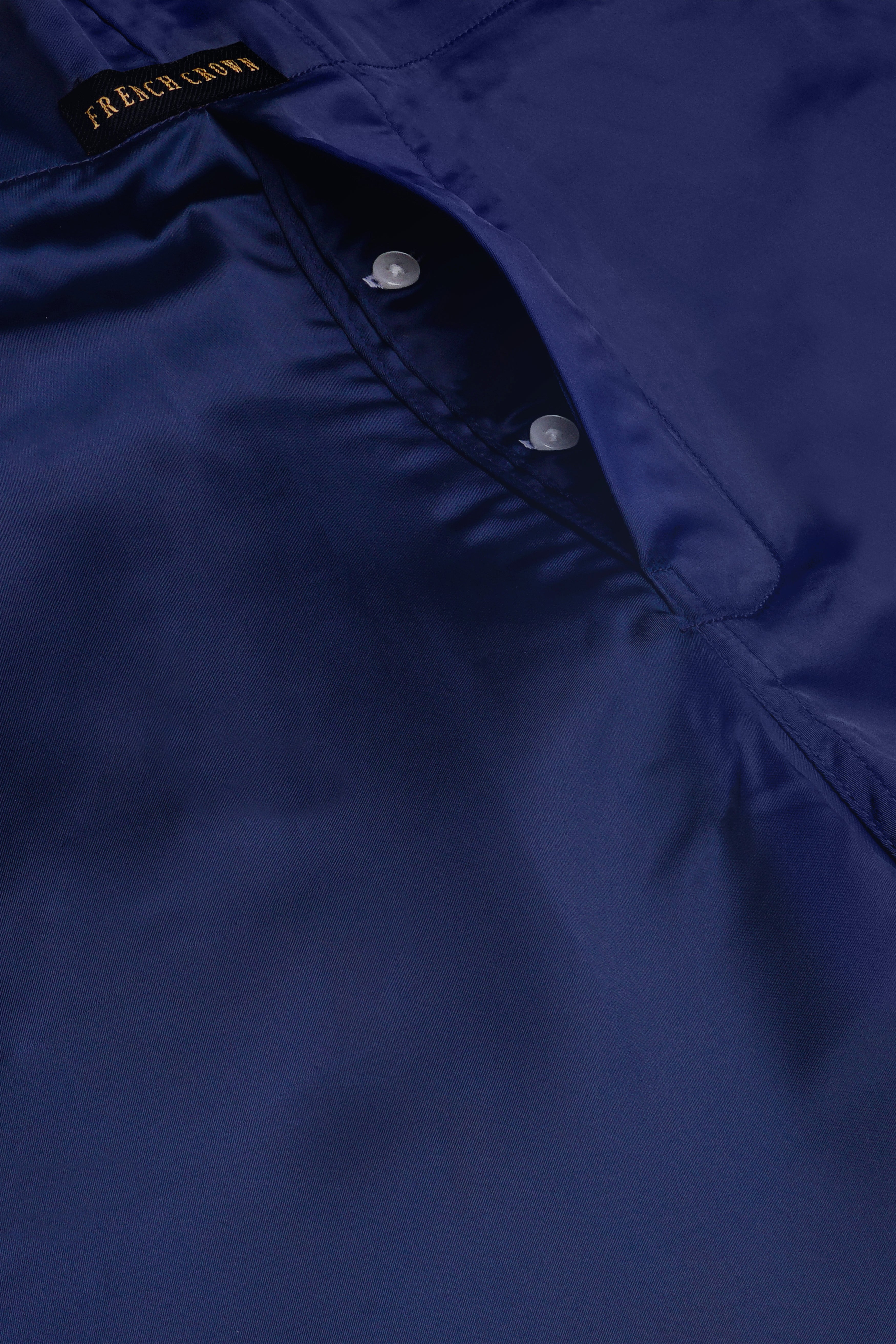 Tranquil-Nile Blue Solid Subtle Sheen Super Soft Boxer
