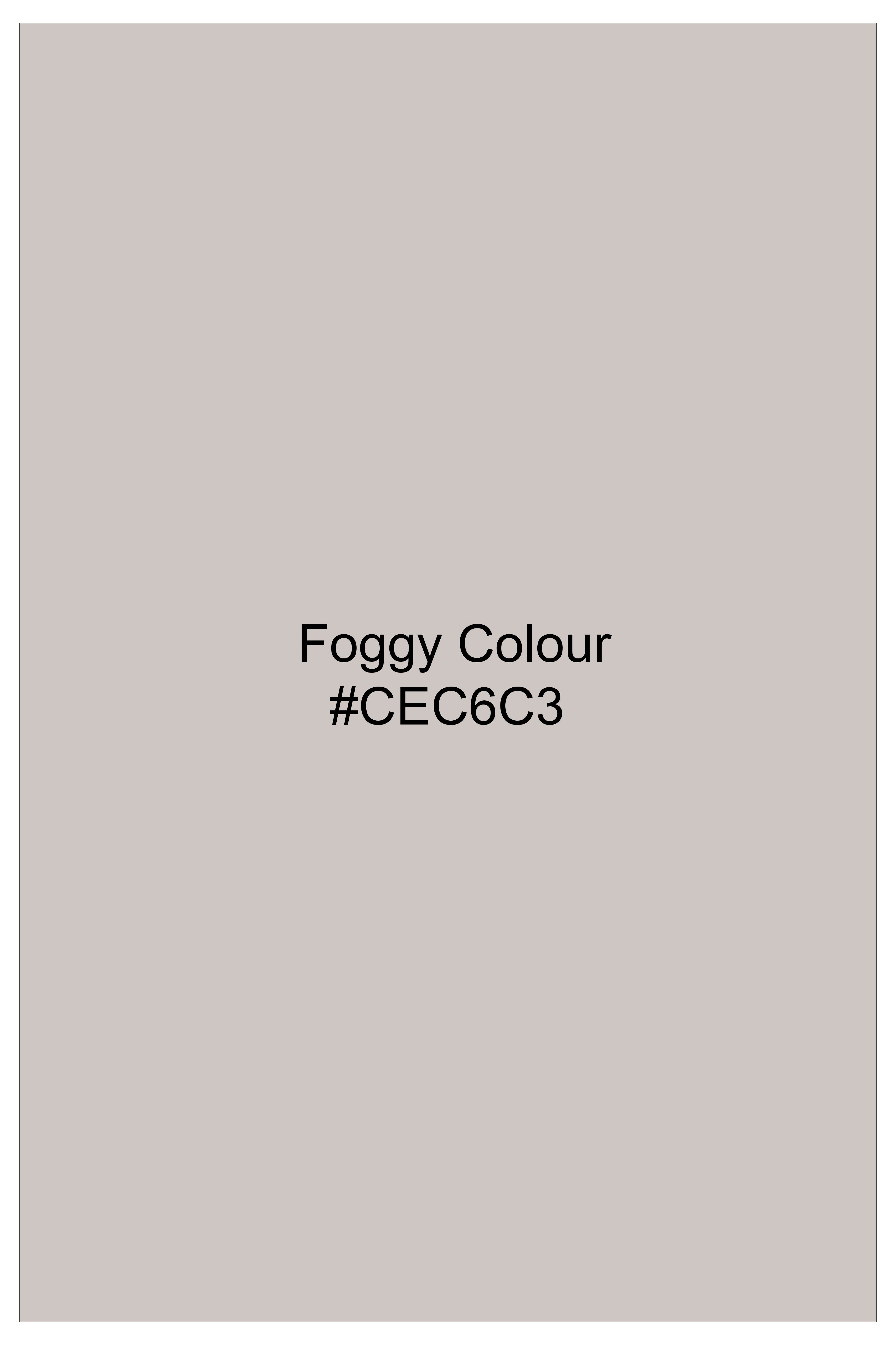 Storm-Foggy Gray Solid Super Soft Premium Cotton Boxer