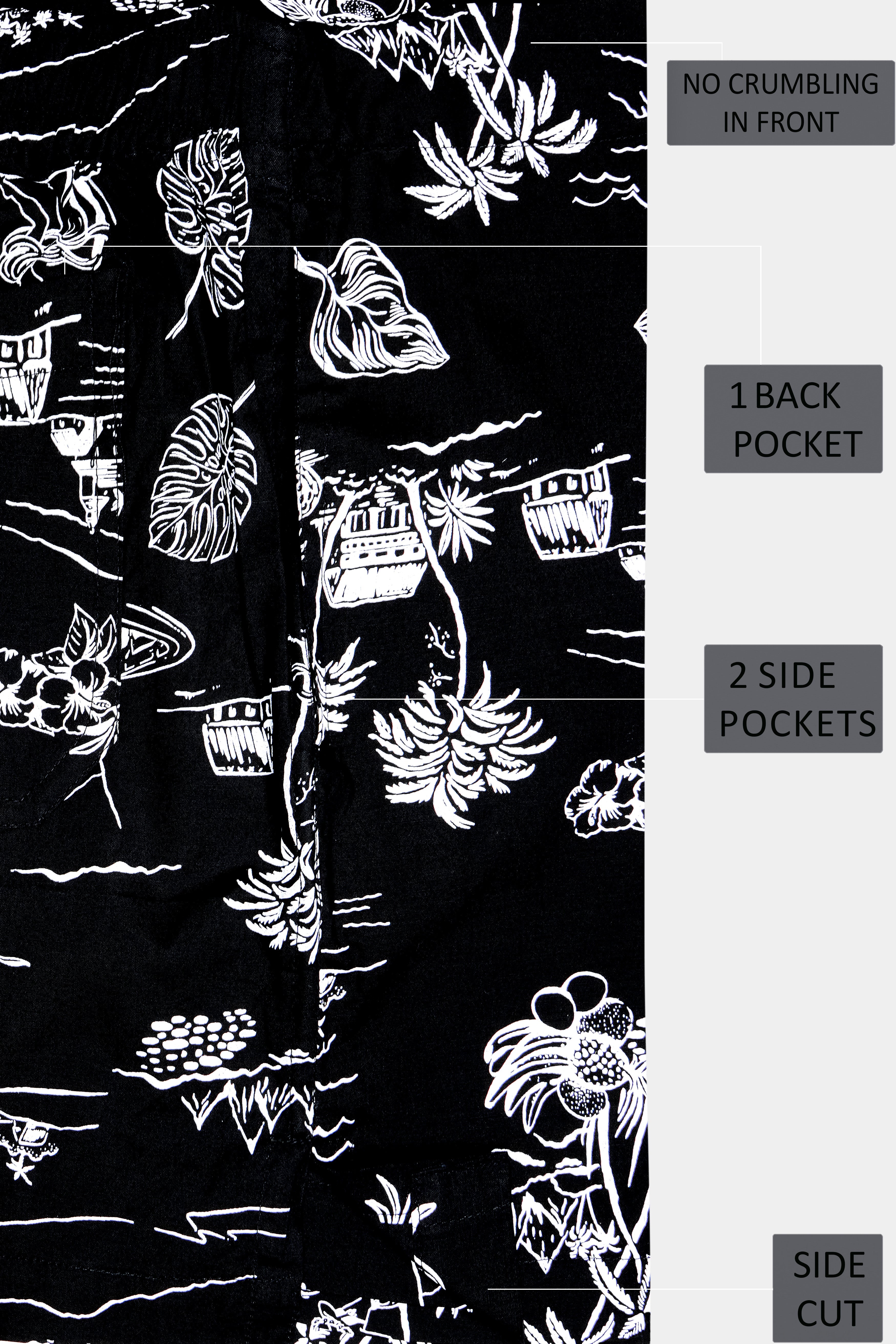 Jade Black Printed Super Soft Premium Cotton Boxer