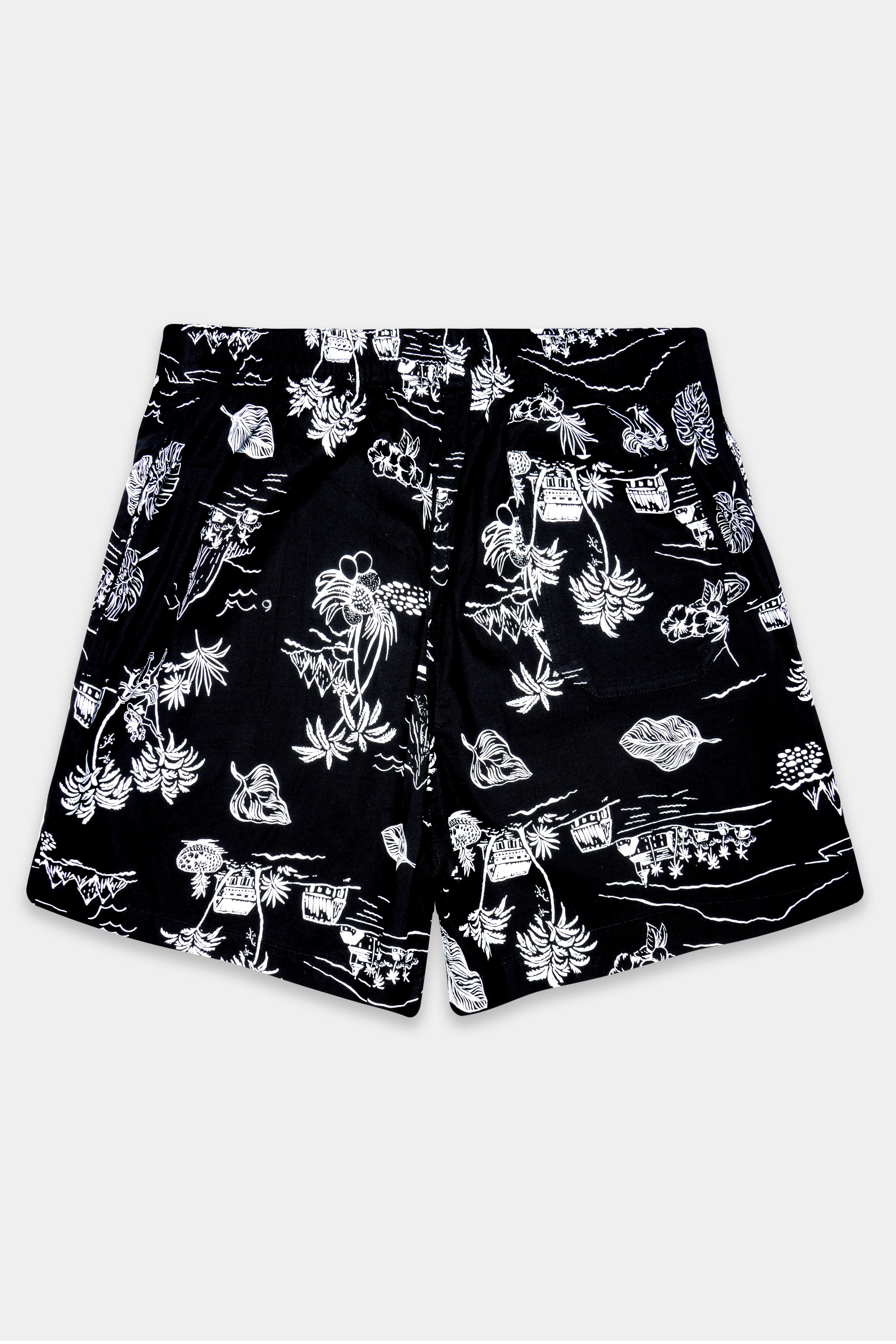 Jade Black Printed Super Soft Premium Cotton Boxer