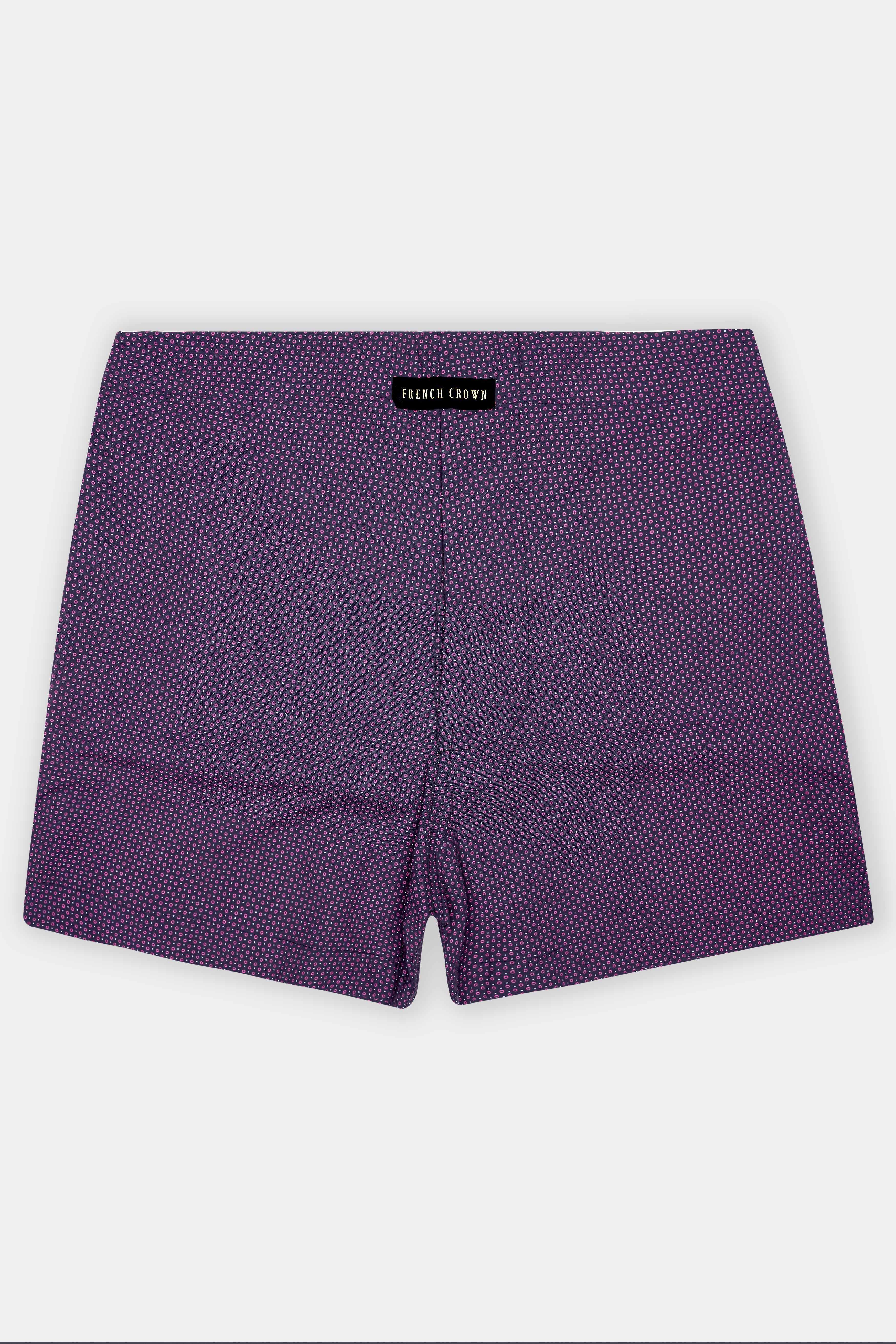 Bossanova Purple Printed Super Soft Premium Cotton Boxer