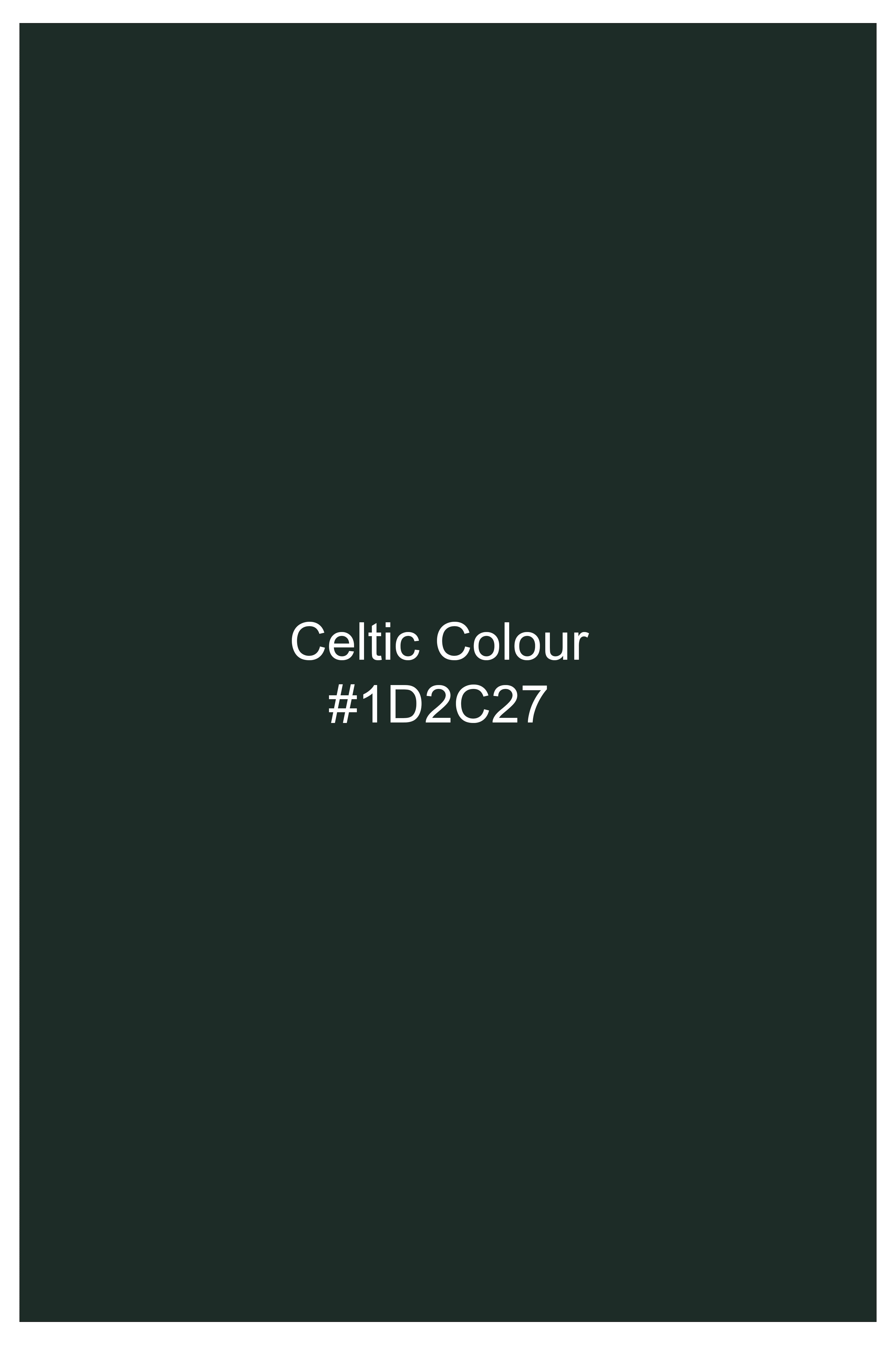 Celtic Green Solid Super Soft Oxford Premium Cotton Boxer