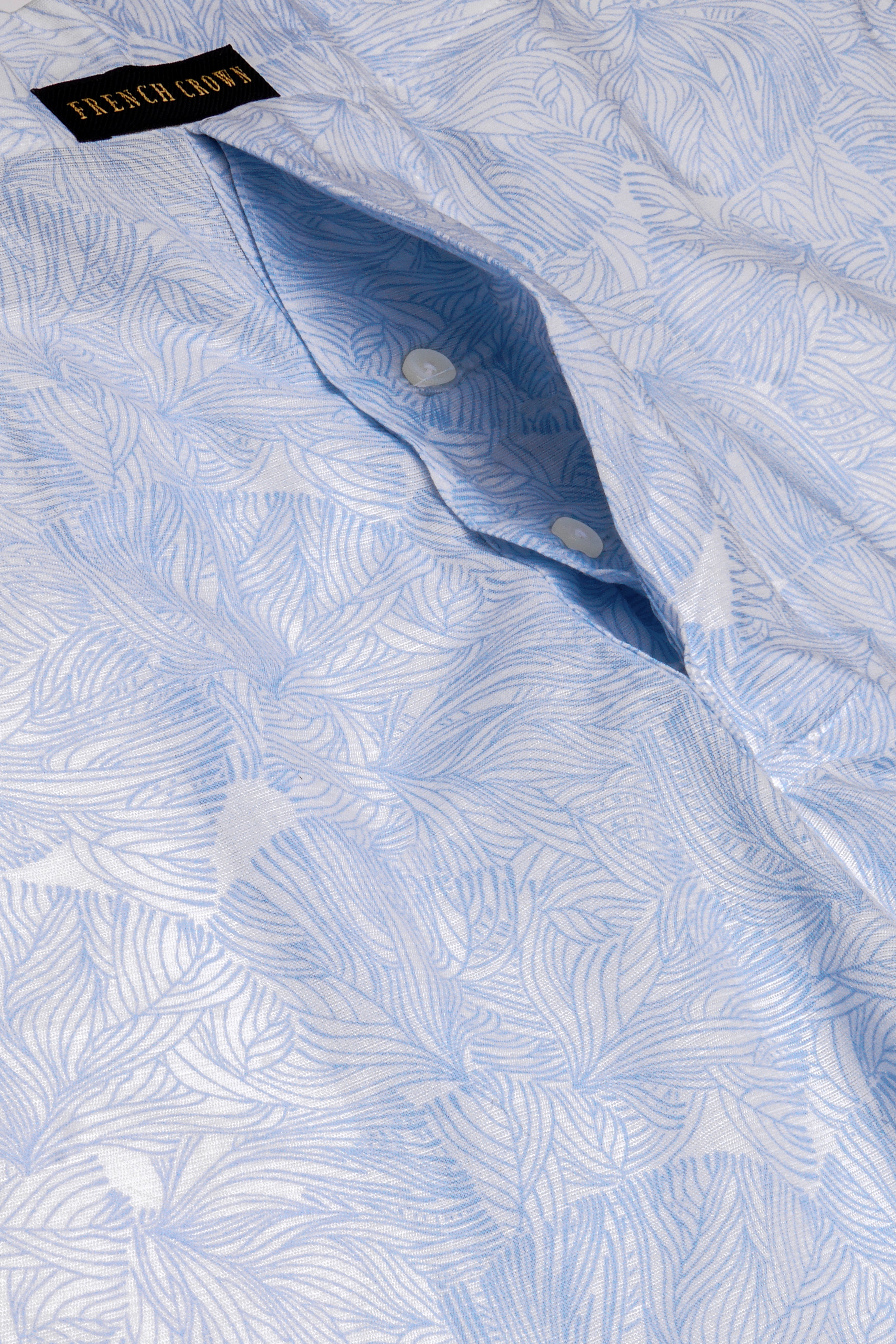 Skylet-Pigeon Post Blue Printed Chambray Premium Cotton Boxer