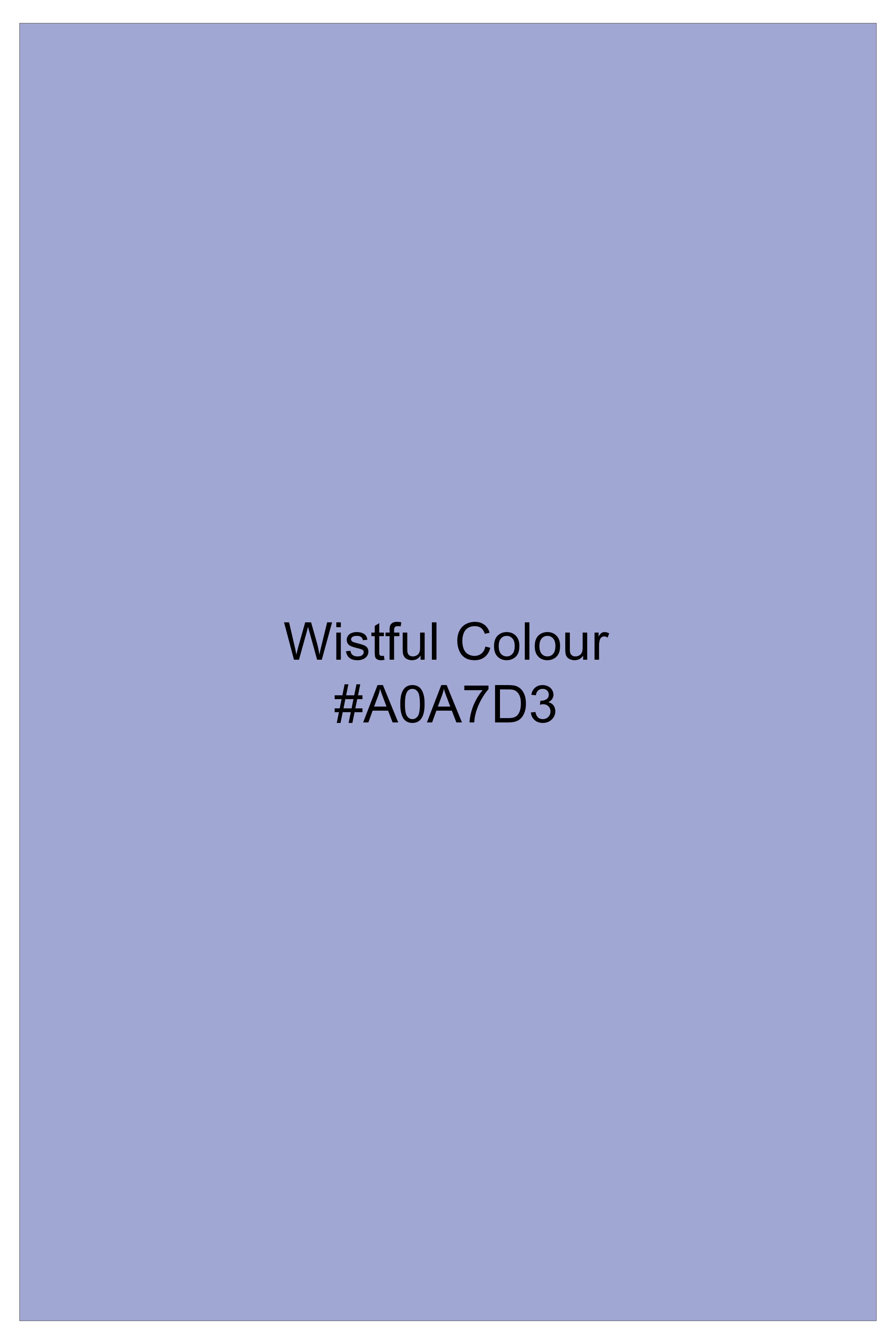 Tranquil-Wistful Blue Dobby Textured Premium Giza Cotton Boxer