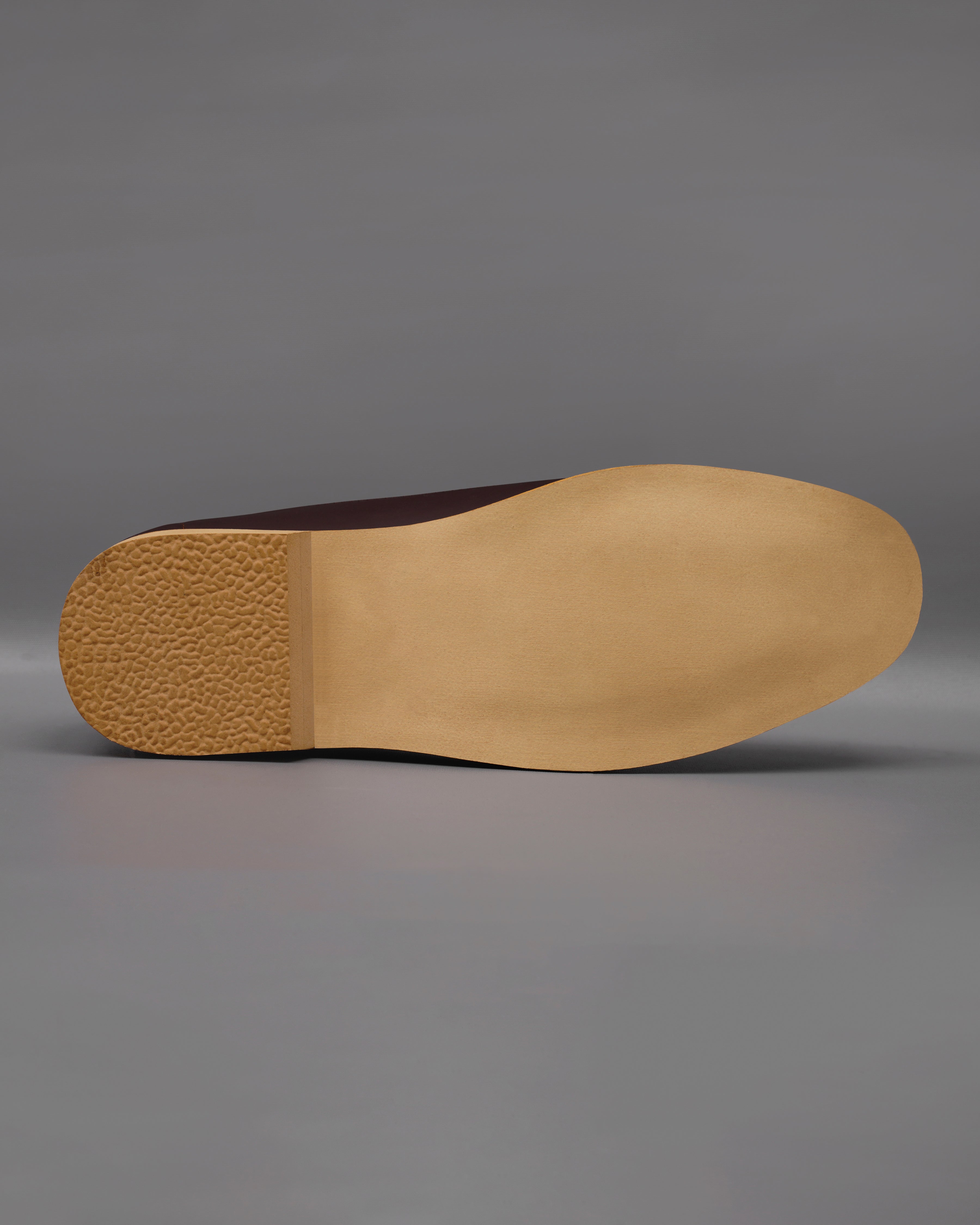 Dark Brown Golden Zardosi Vegan Leather Hand stitched Slip-On Shoes FT100-6, FT100-7, FT100-8, FT100-9, FT100-10, FT100-11