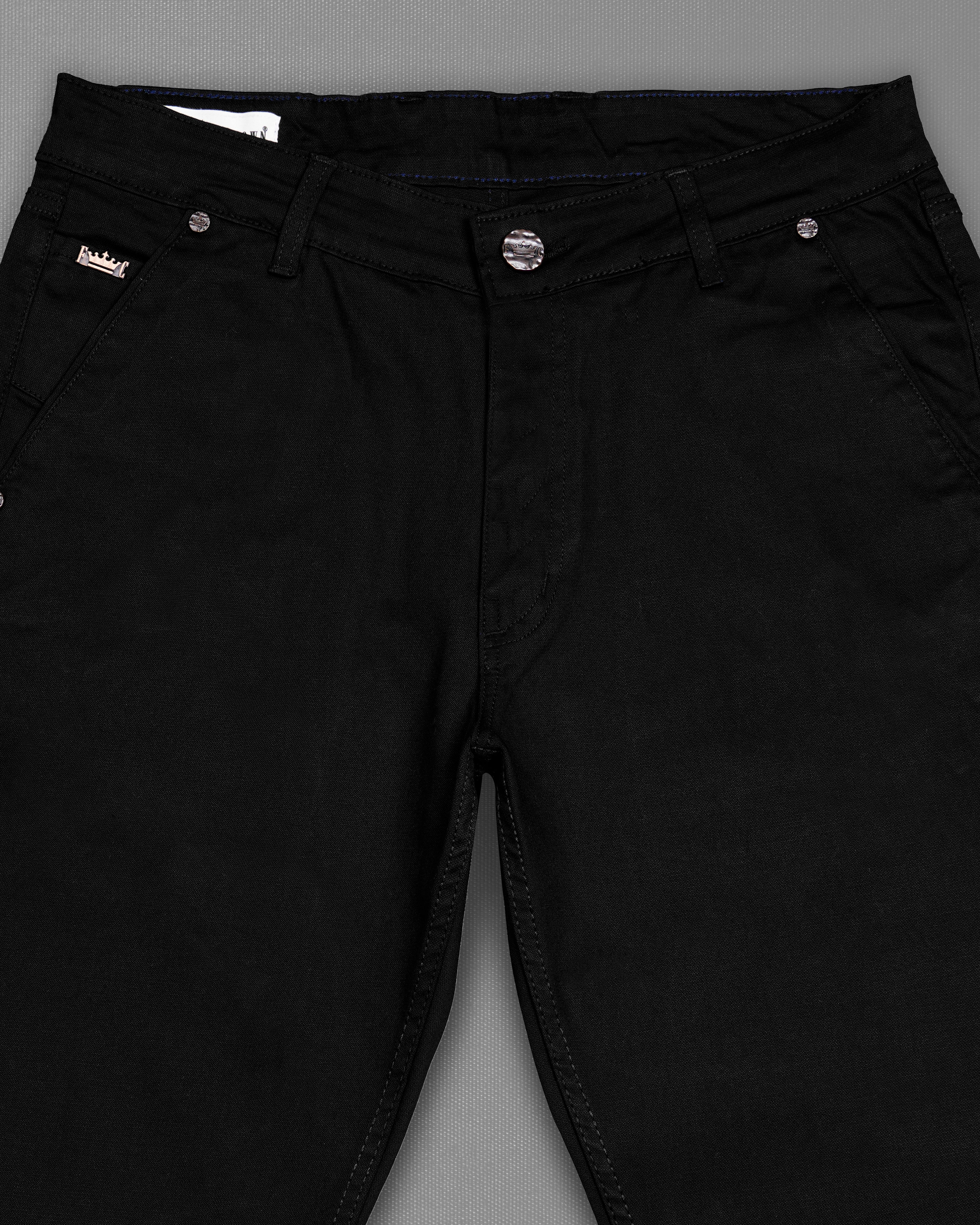 Jade Black Clean Look Rinse Wash Super Stretchable Denim