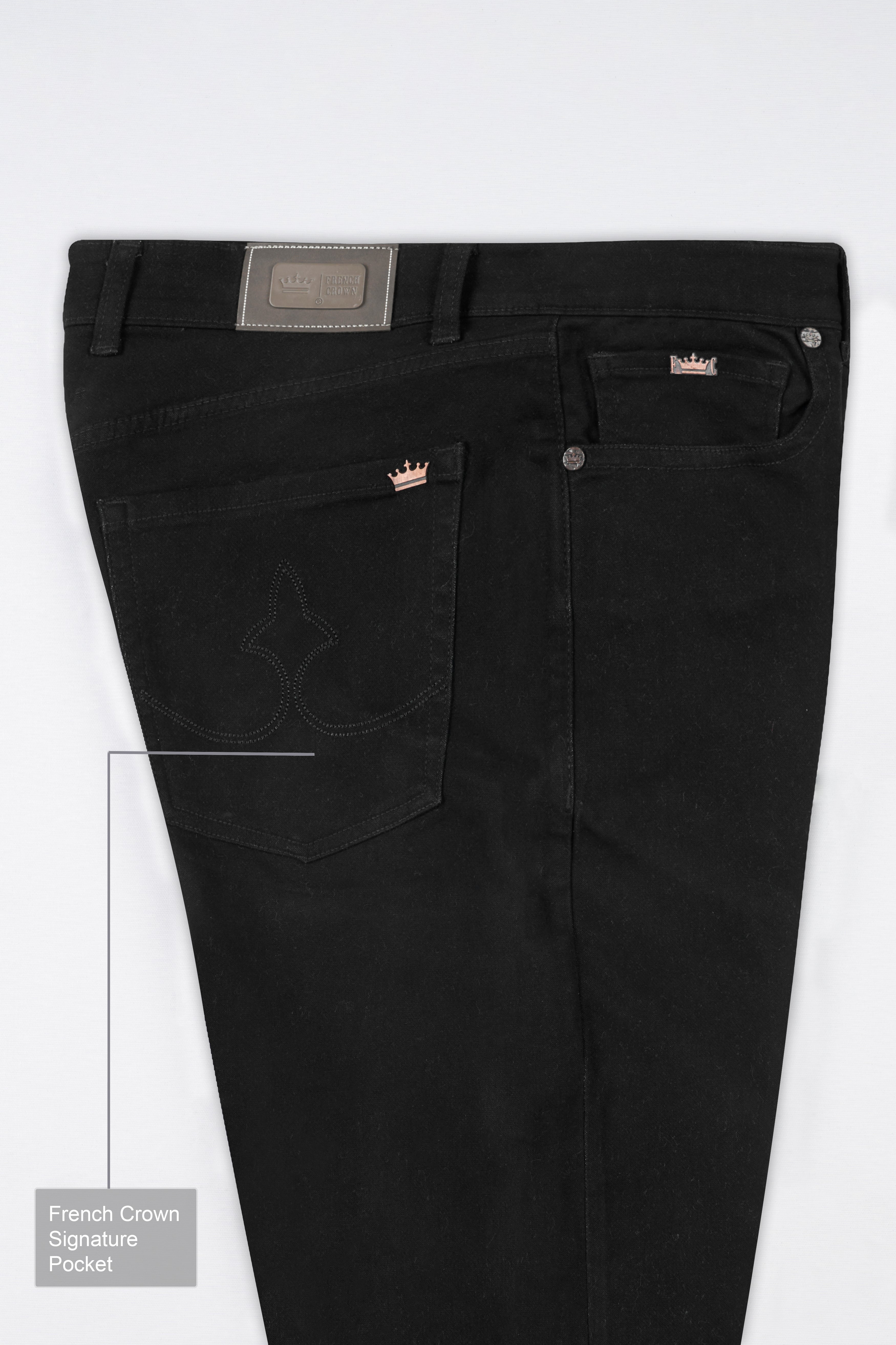 Jade Black Rinse Wash Clean Look Denim J260-30, J260-32, J260-34, J260-36, J260-38, J260-40