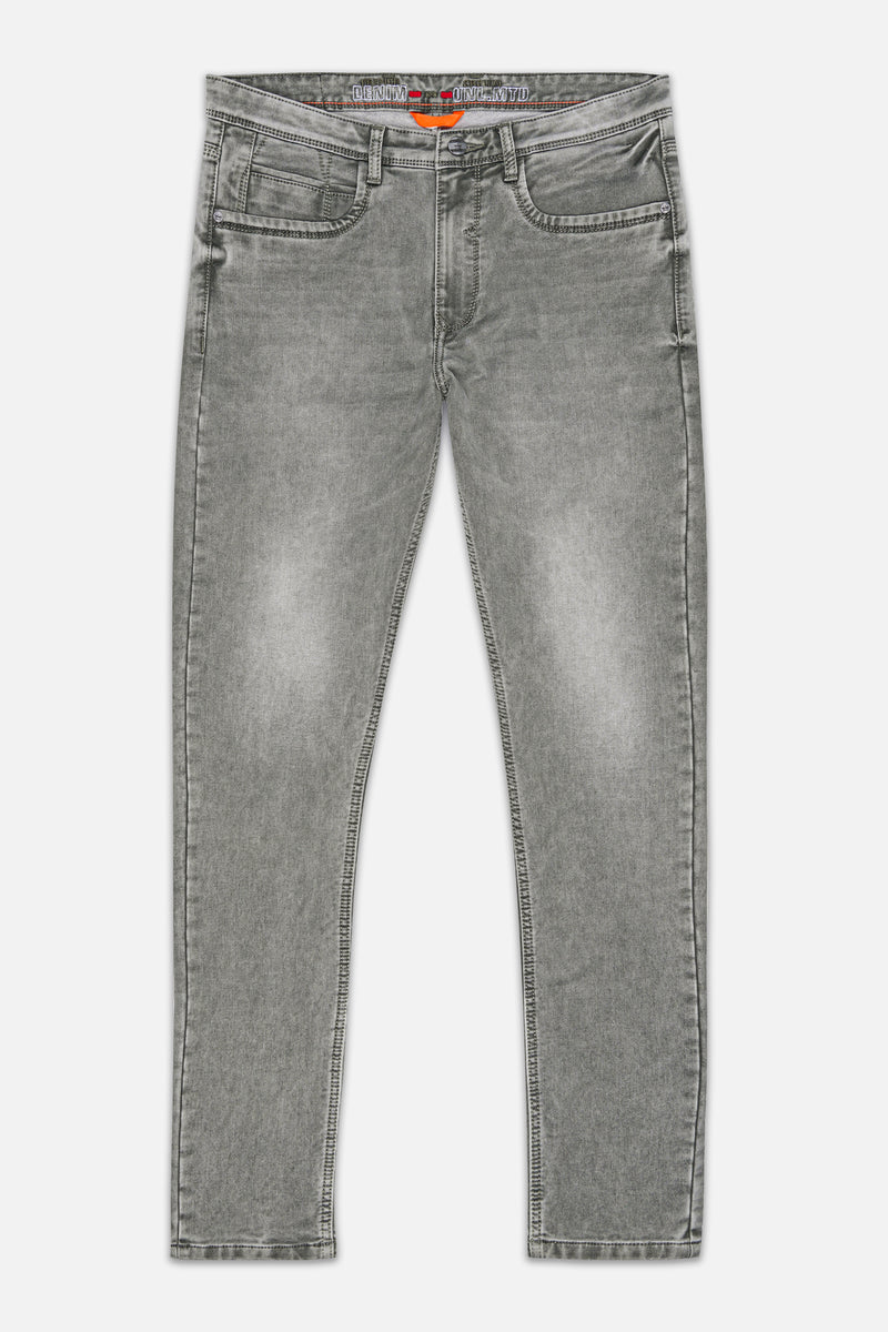 DUSTY GRAY STONE WASH DENIM