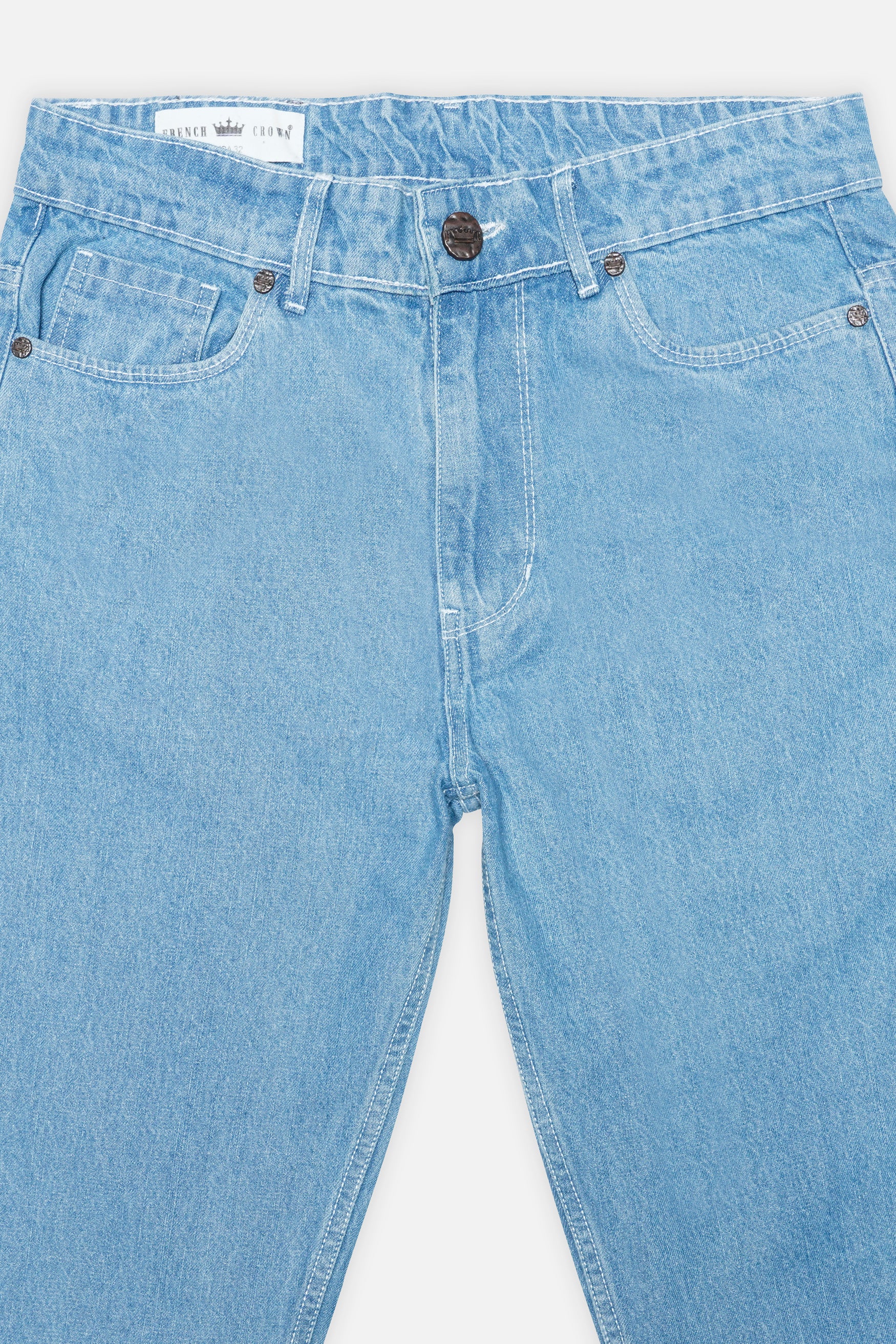 Glacier Blue Rinse Wash Denim