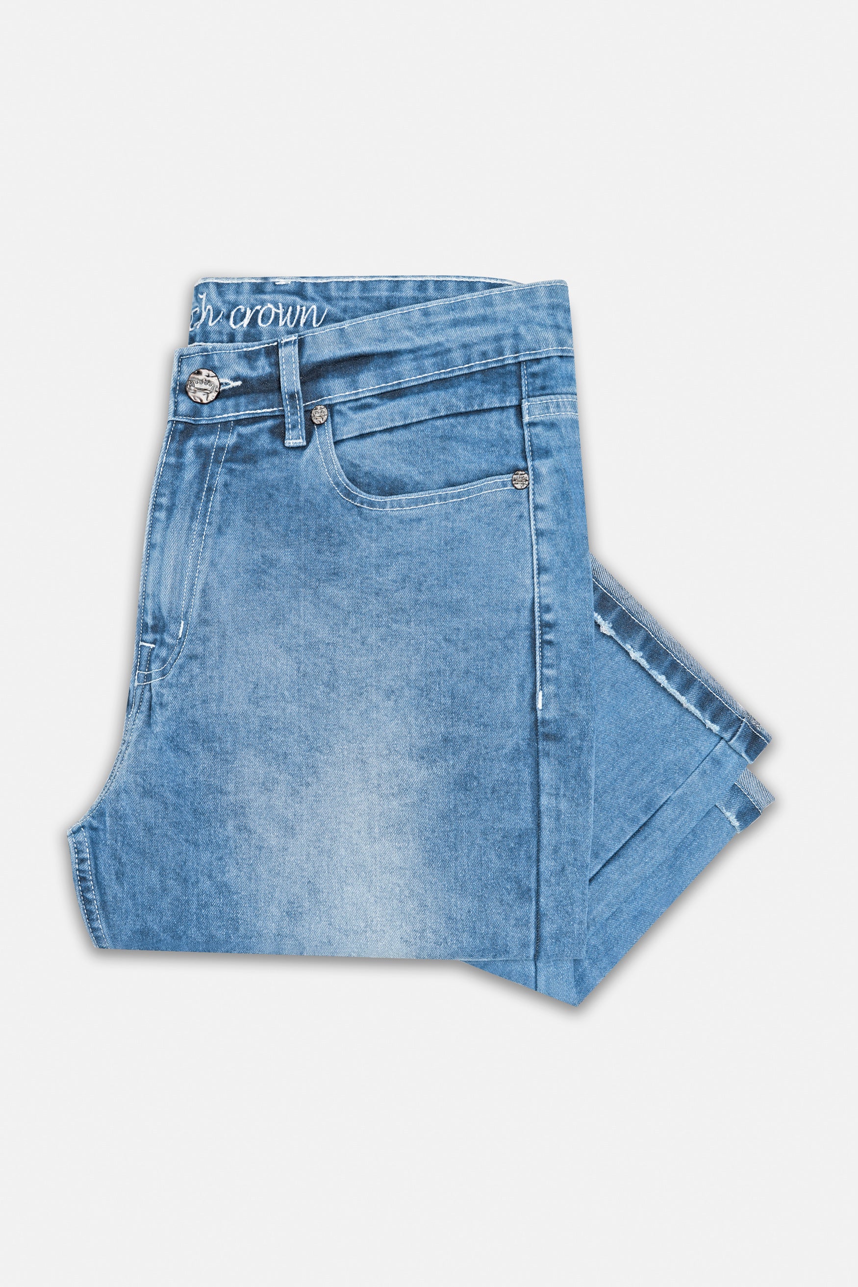 Moonstone Blue Stone Wash Denim