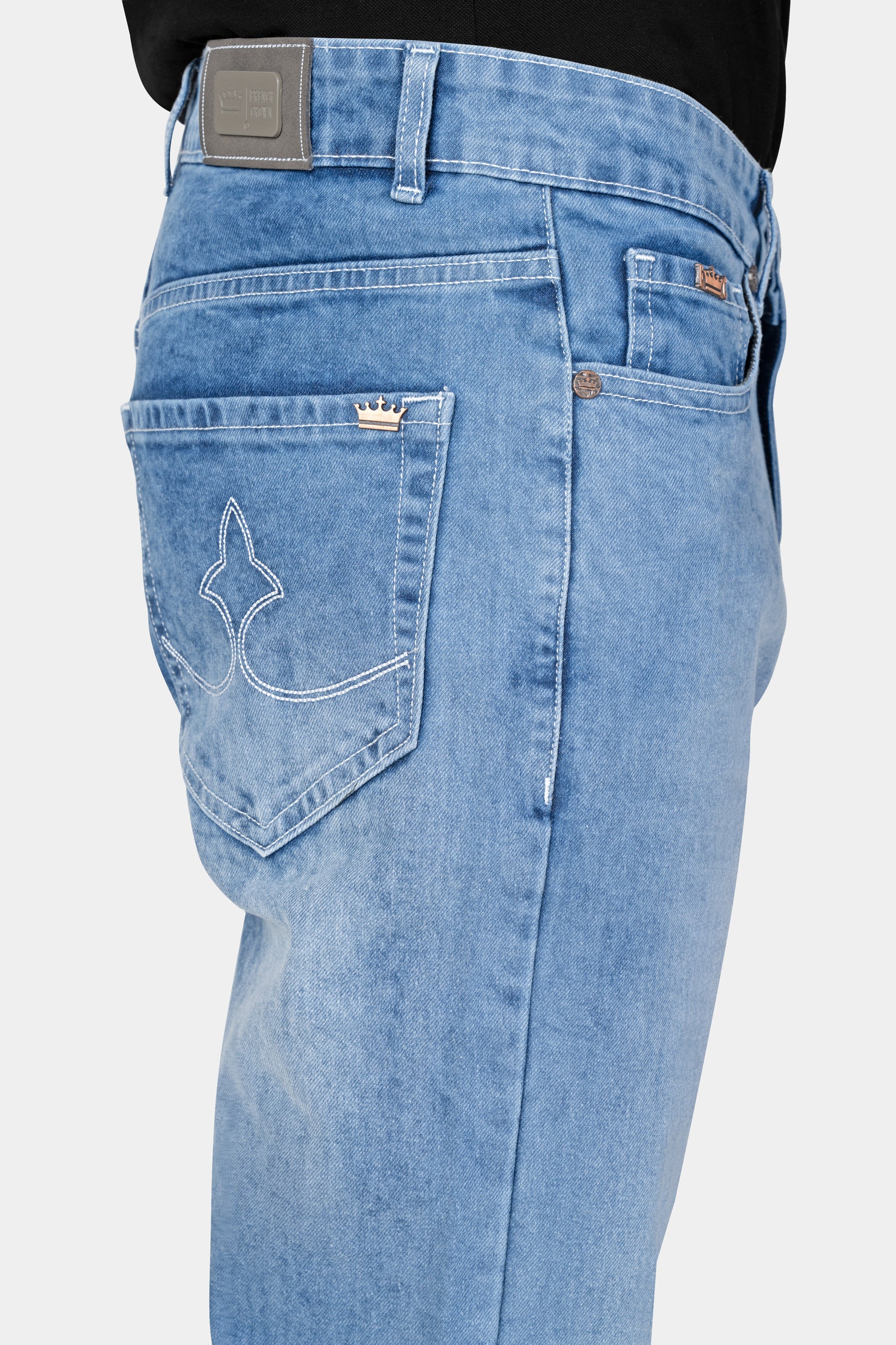 Moonstone Blue Stone Wash Denim