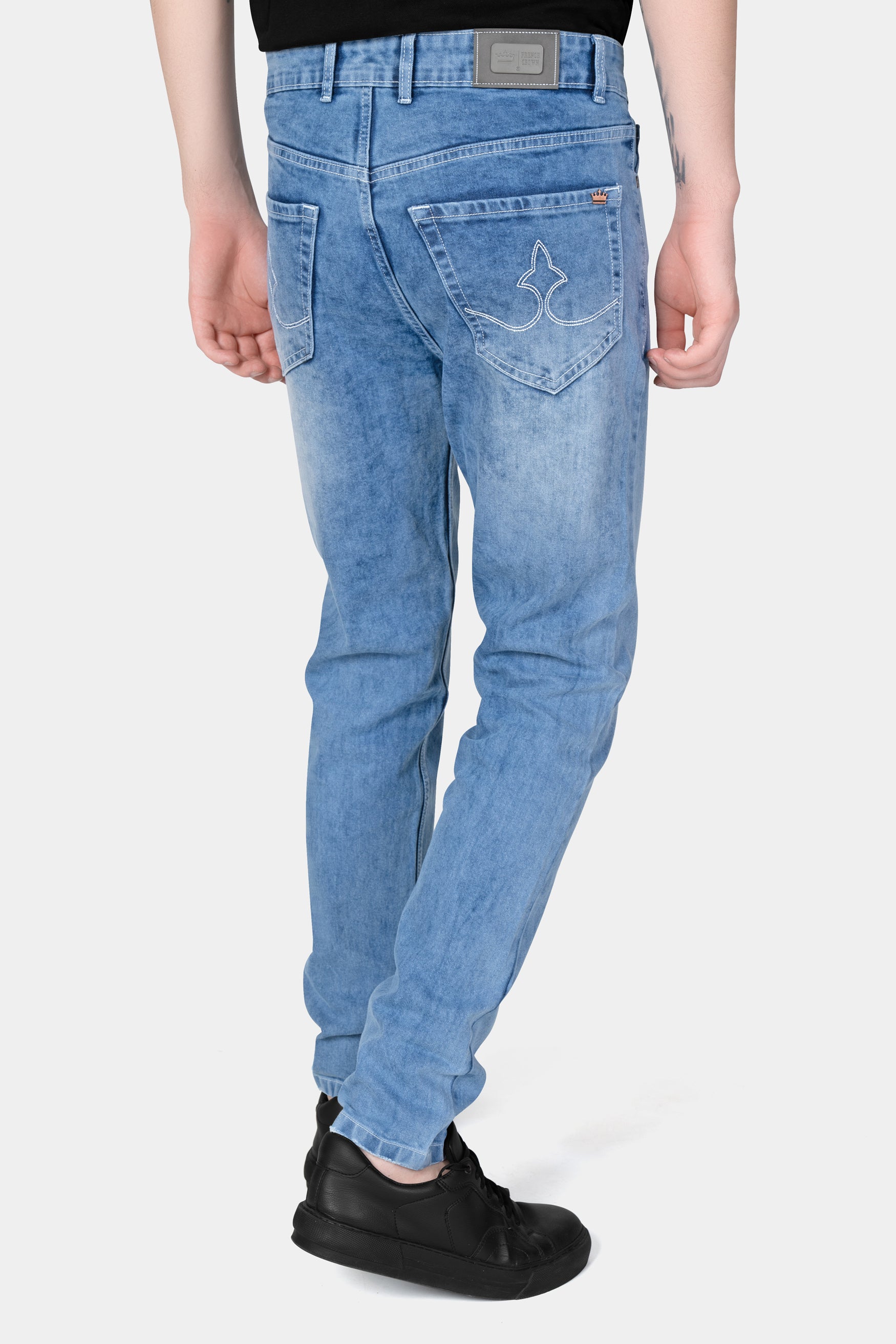 Moonstone Blue Stone Wash Denim