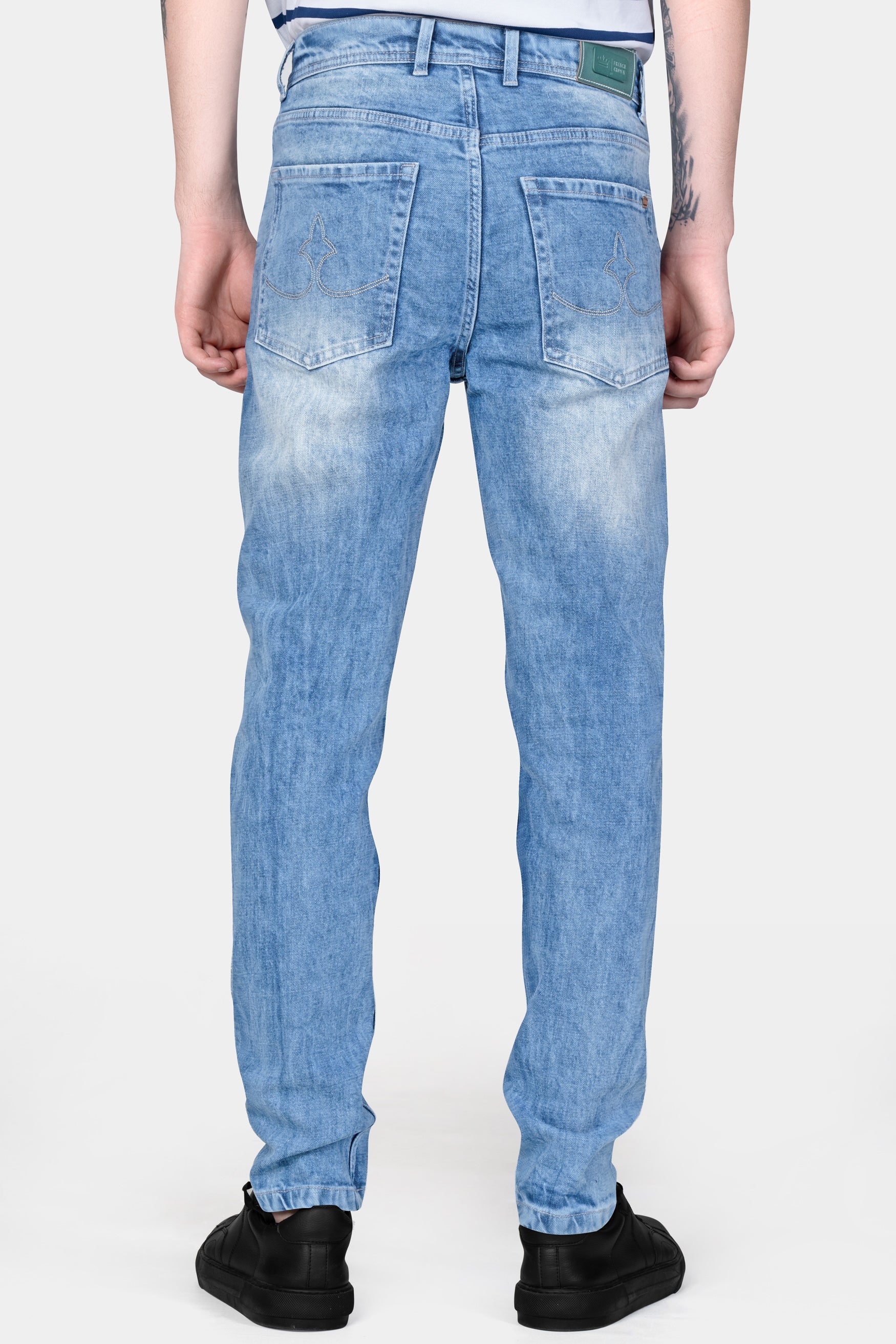 Wild Blue Washed Denim