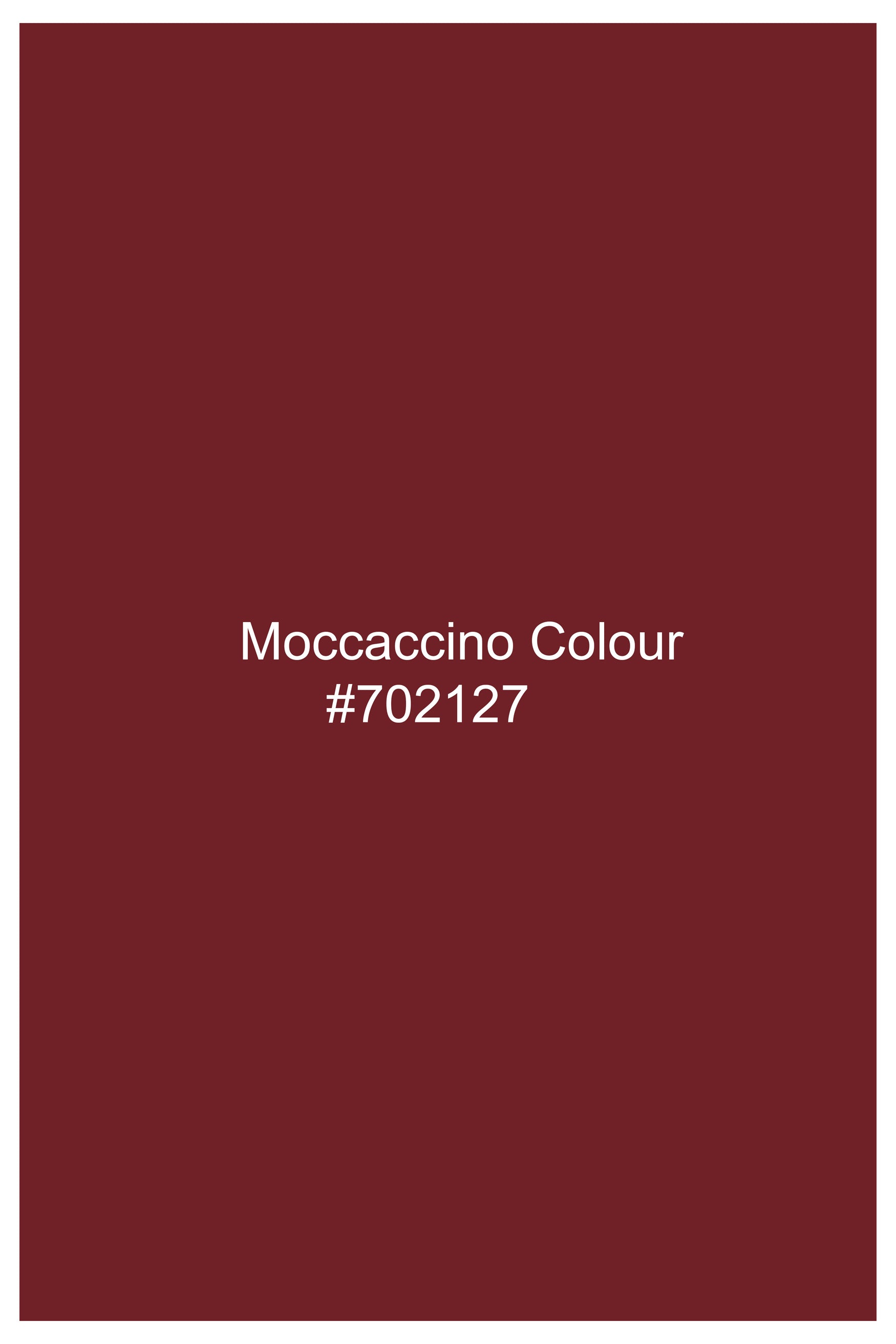 Moccaccino Red Rinse Wash Denim