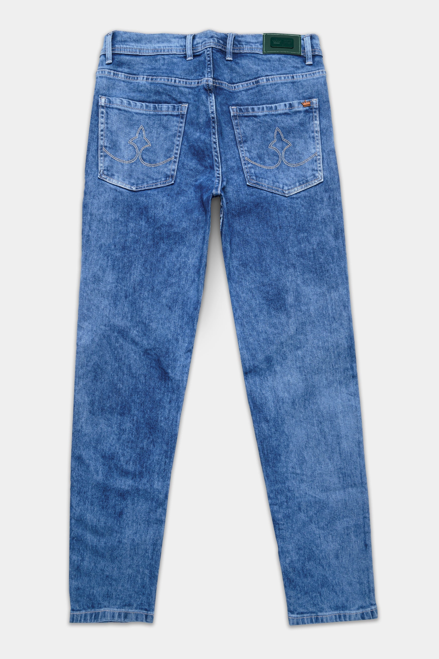 Chathams Blue Stretchable Designer Denim