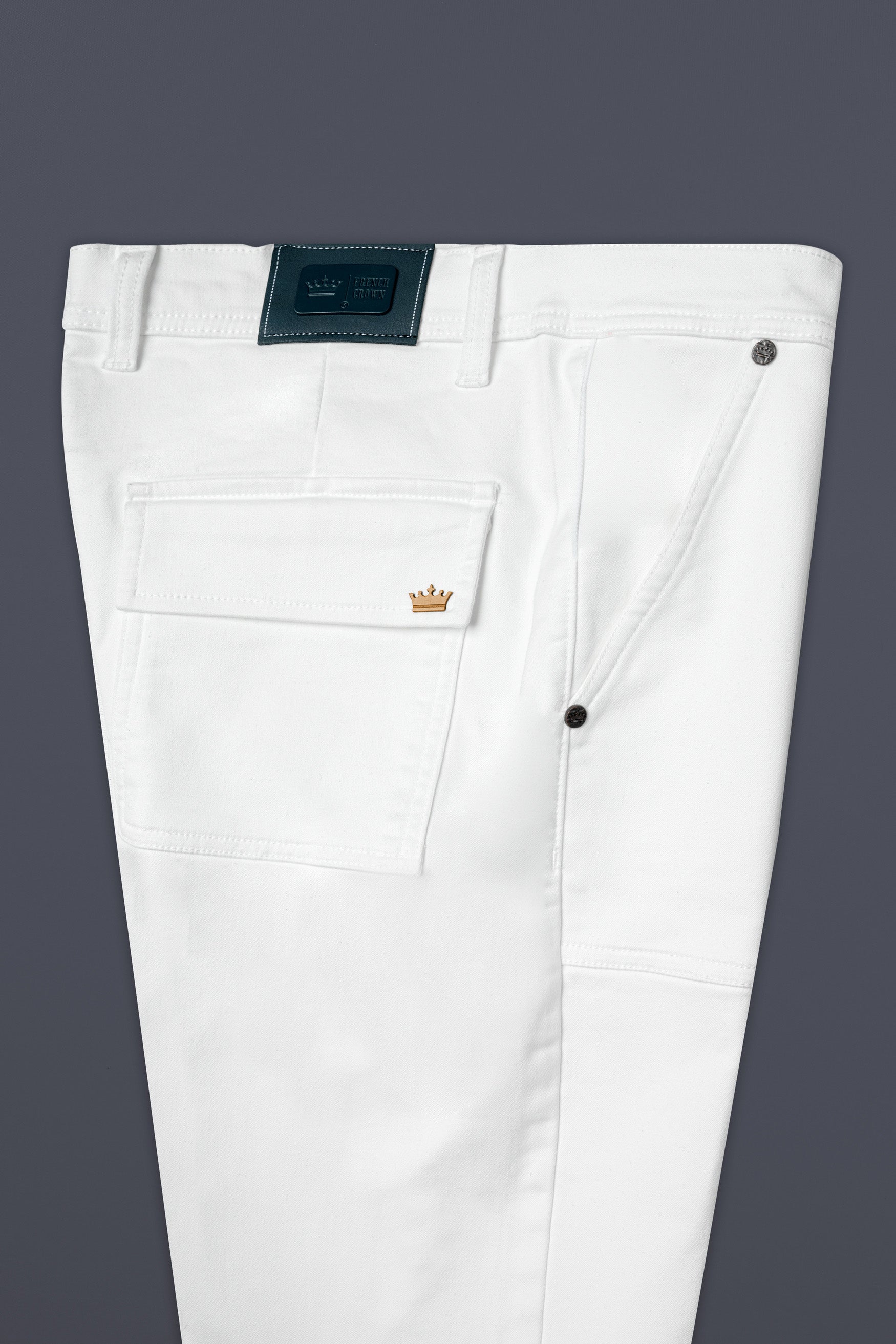 Bright White Clean Look Stretchable Denim