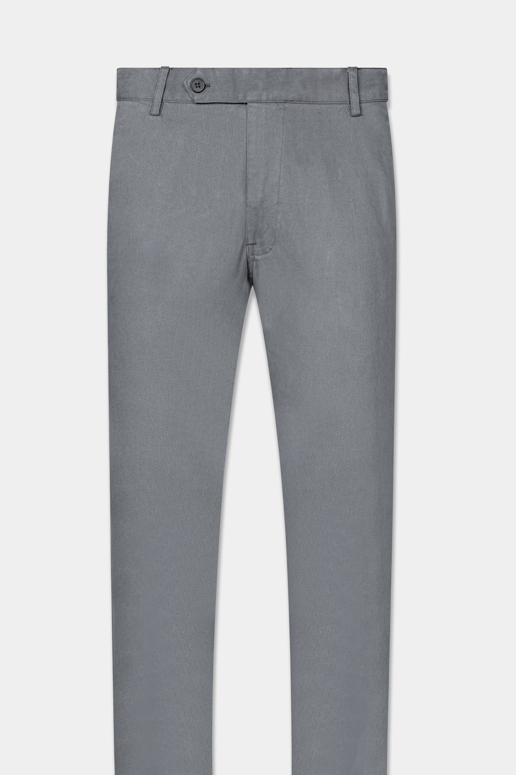 Maatee&sons chino trouser gray chambray Chino Trouser(1(MEN) Gray