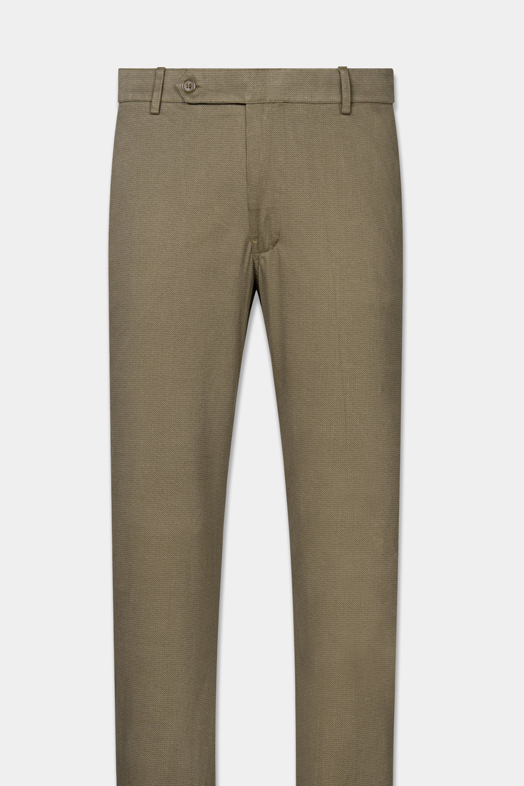 Pablo Brown Textured Premium Cotton Pant For Men.