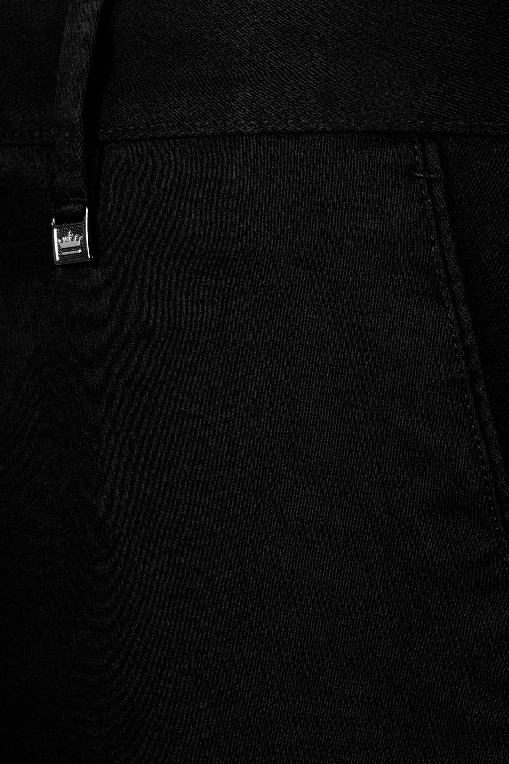 Jade Black Premium Cotton Chinos Pant