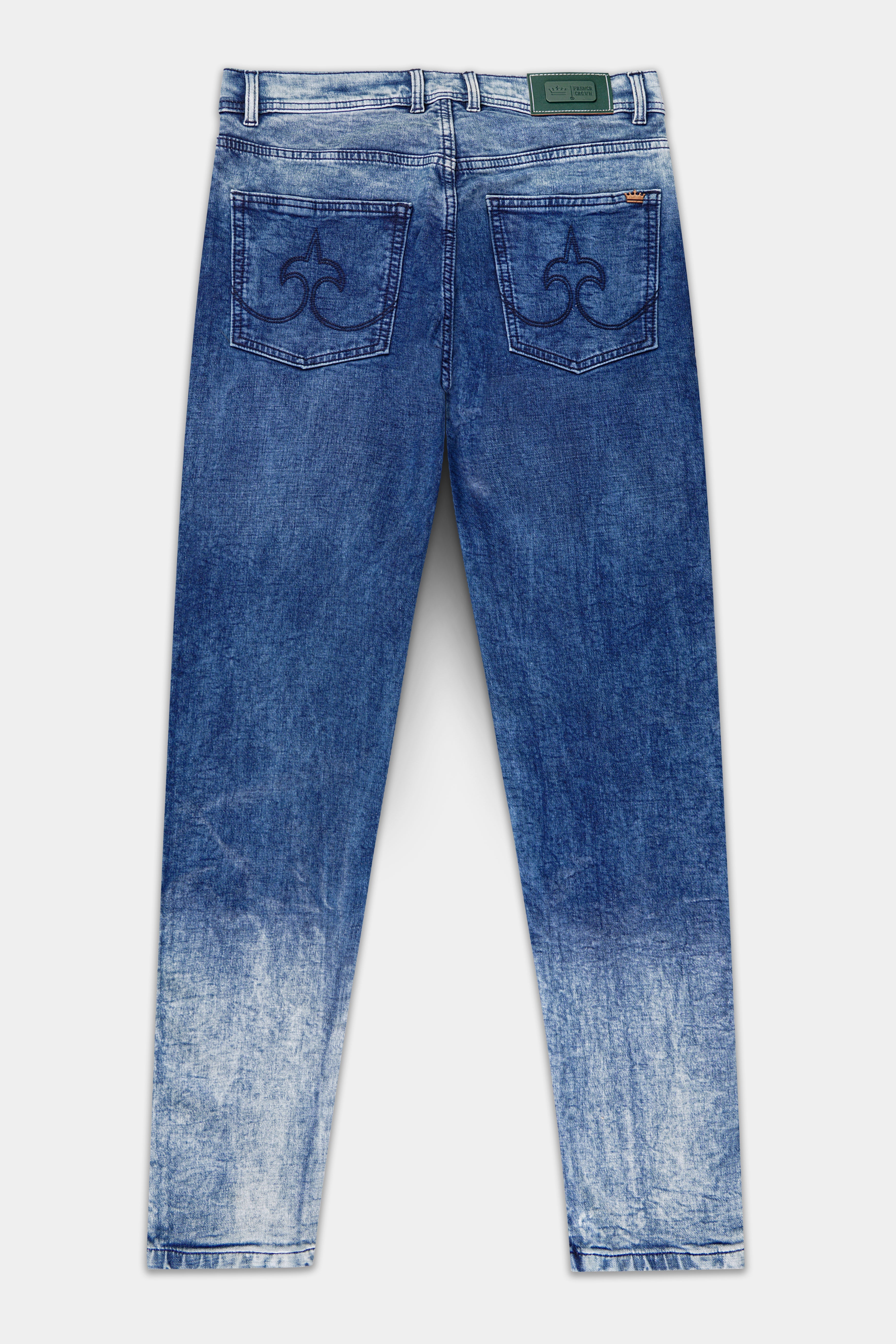 Lynch Blue Mid Rise Stretchable Denim