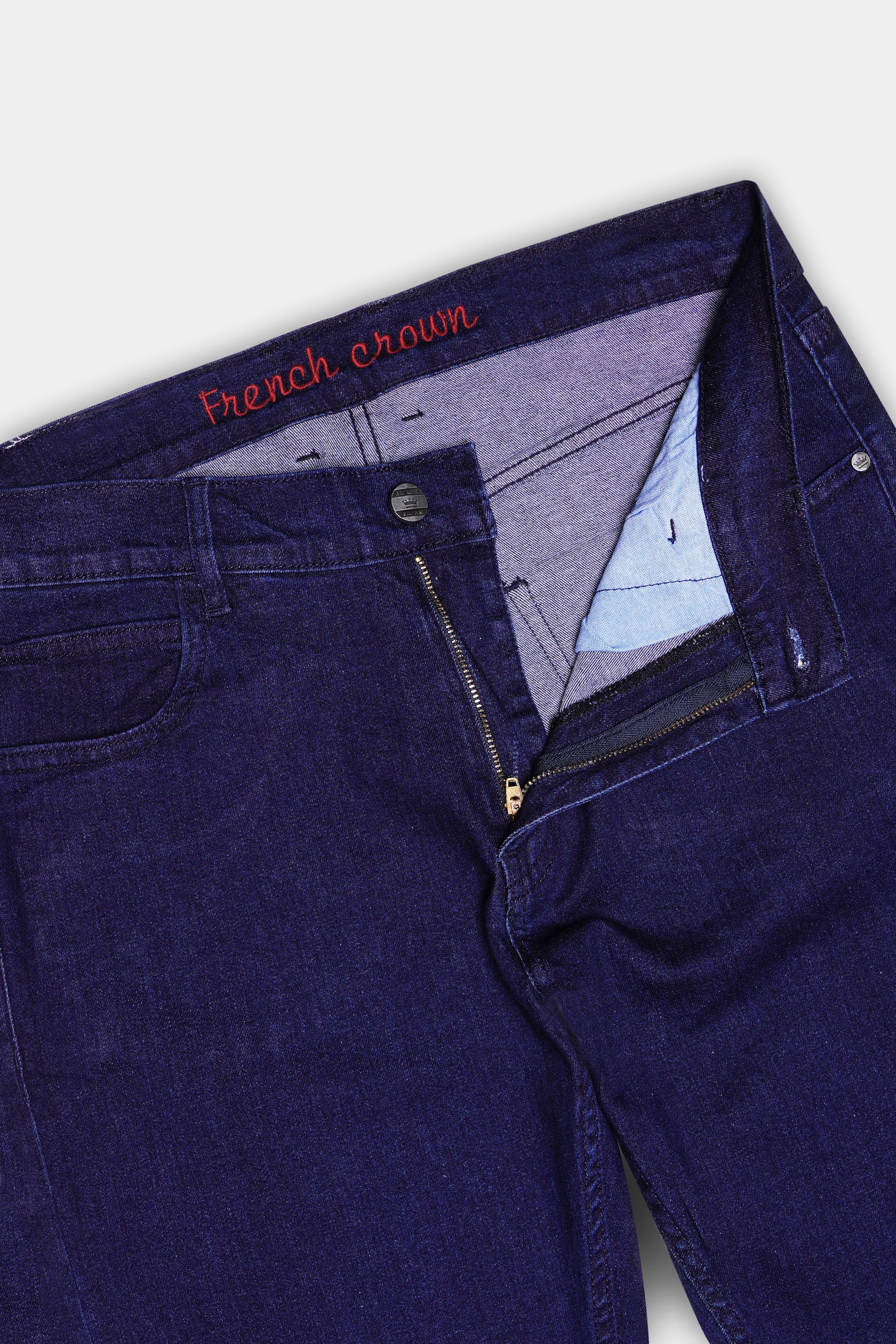 Mirage Blue Clean Look Stretchble Denim