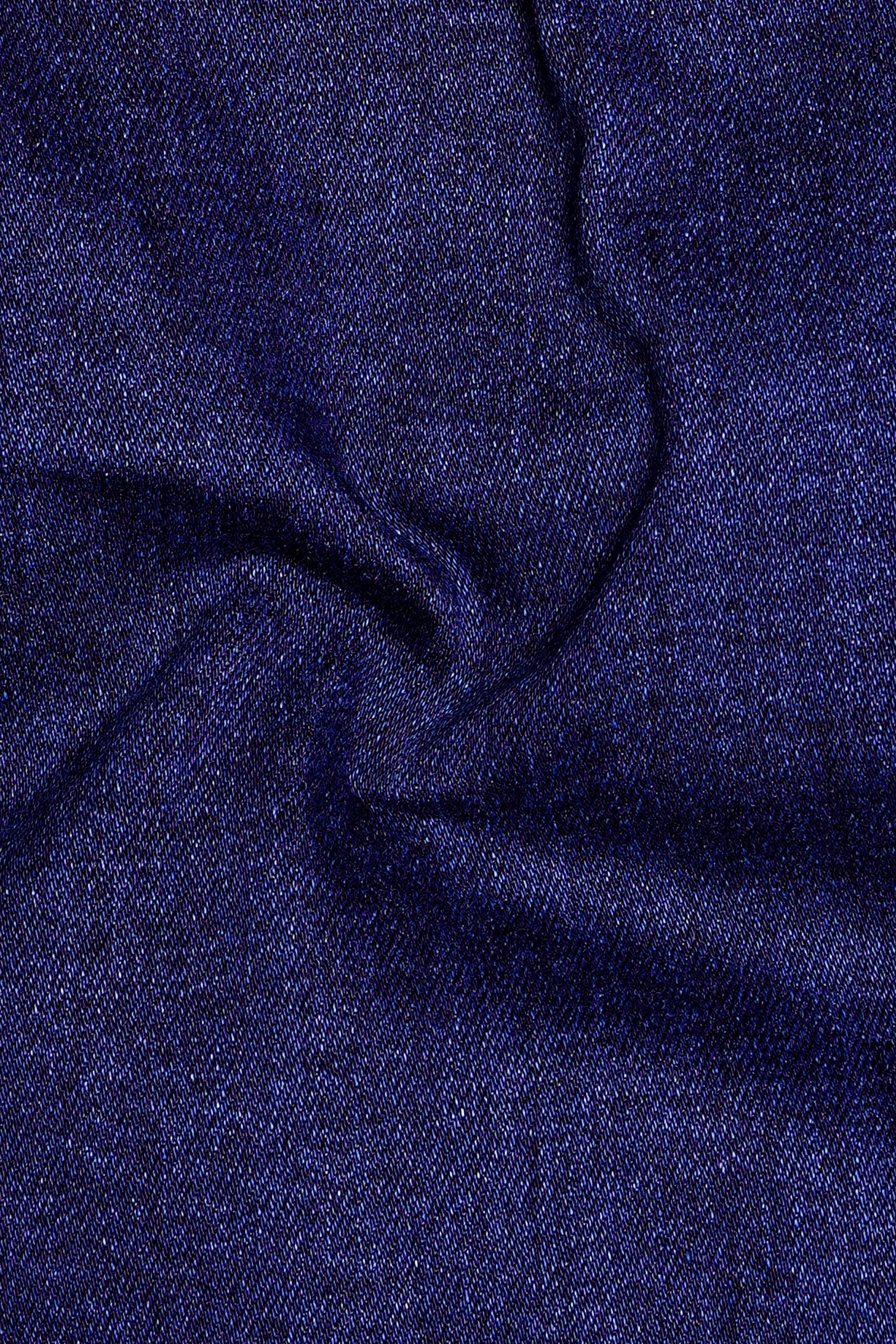 Meteorite Blue Clean Look Stretchble Denim