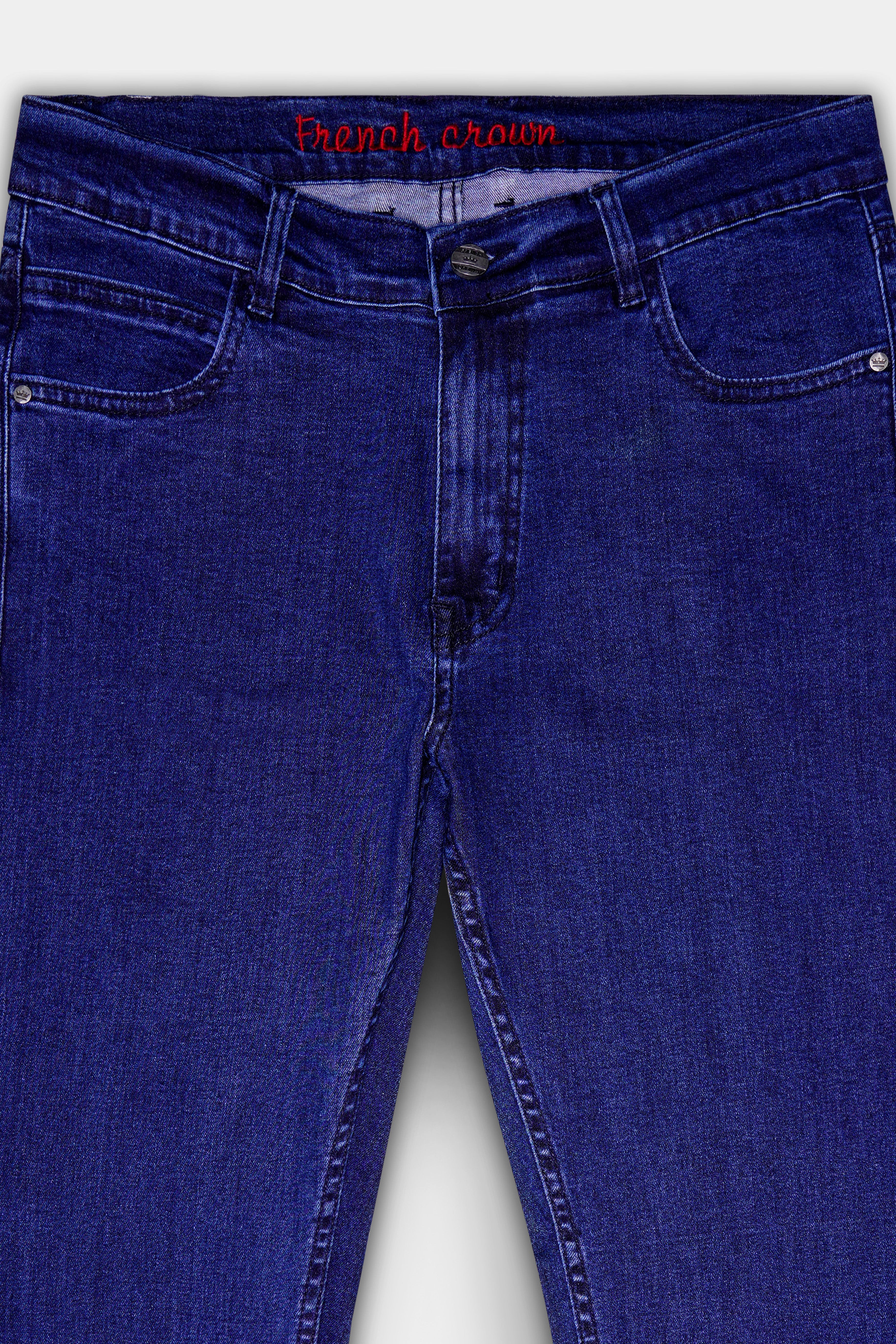 Meteorite Blue Clean Look Stretchable Denim