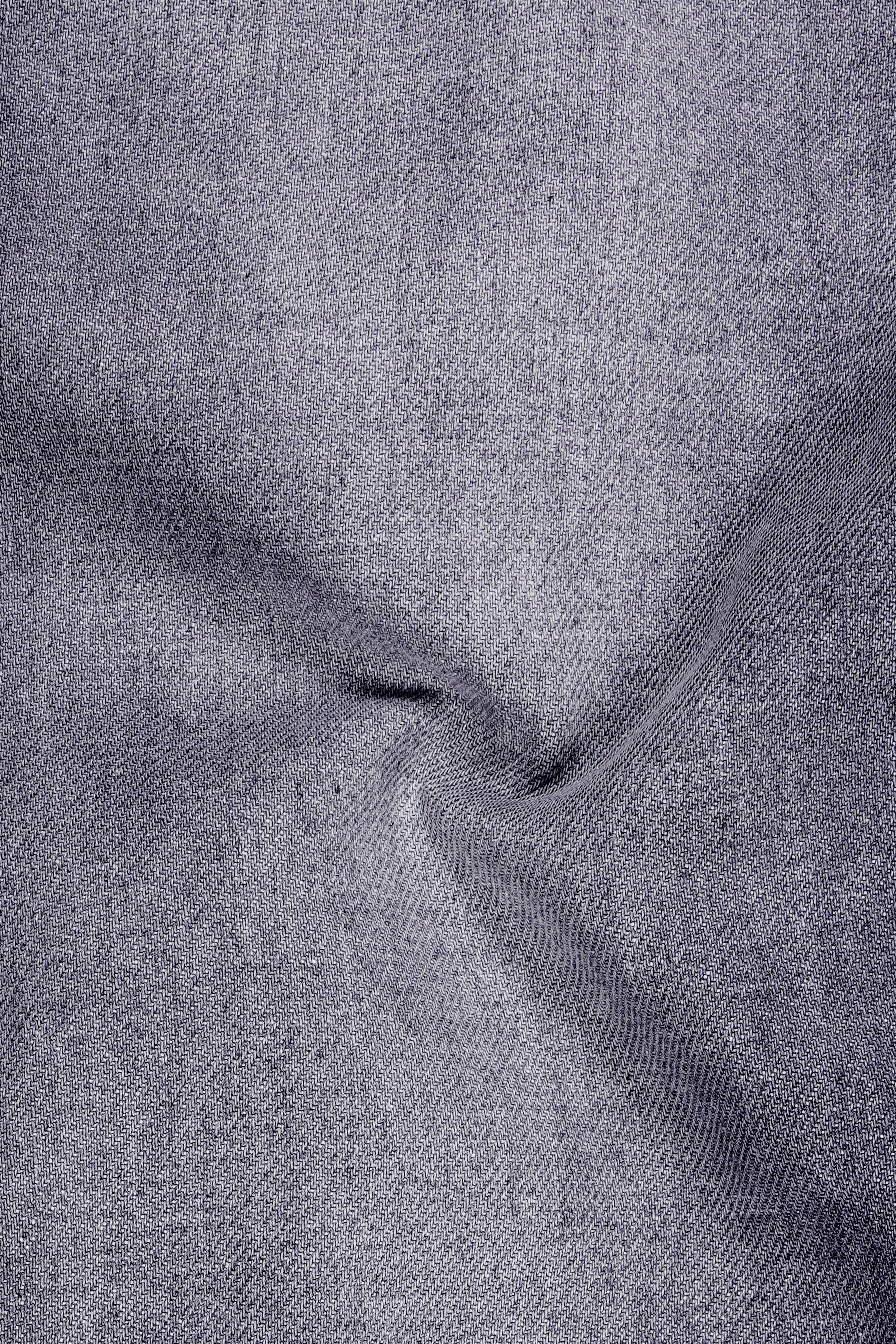 DUSTY GRAY SLIM FIT MID-RISE CLEAN LOOK STRETCHABLE DENIM