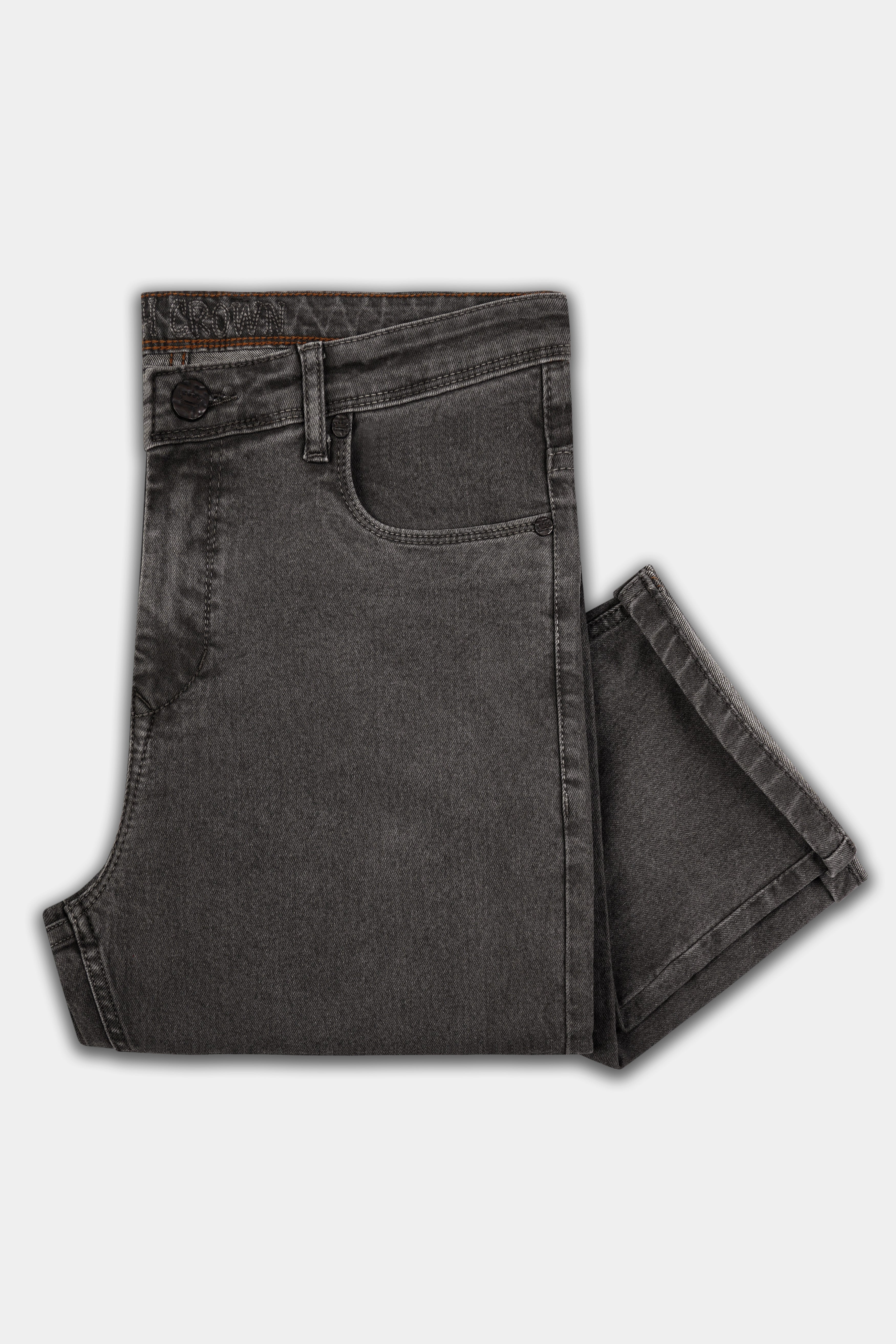 Tapa Gray Rinsed Clean Look Stretchable Denim