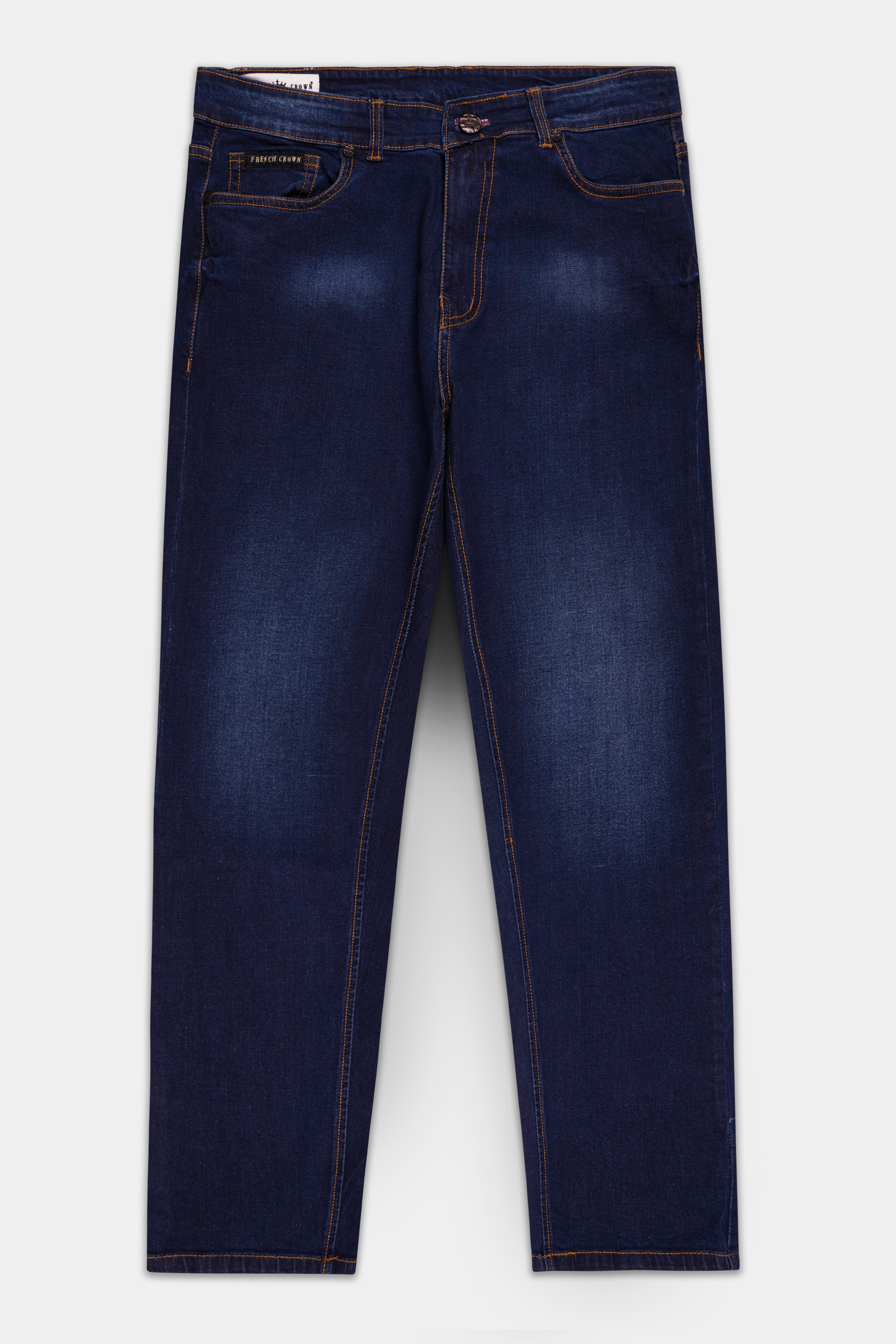 Martinique Blue Washed Clean Look Stretchable Denim