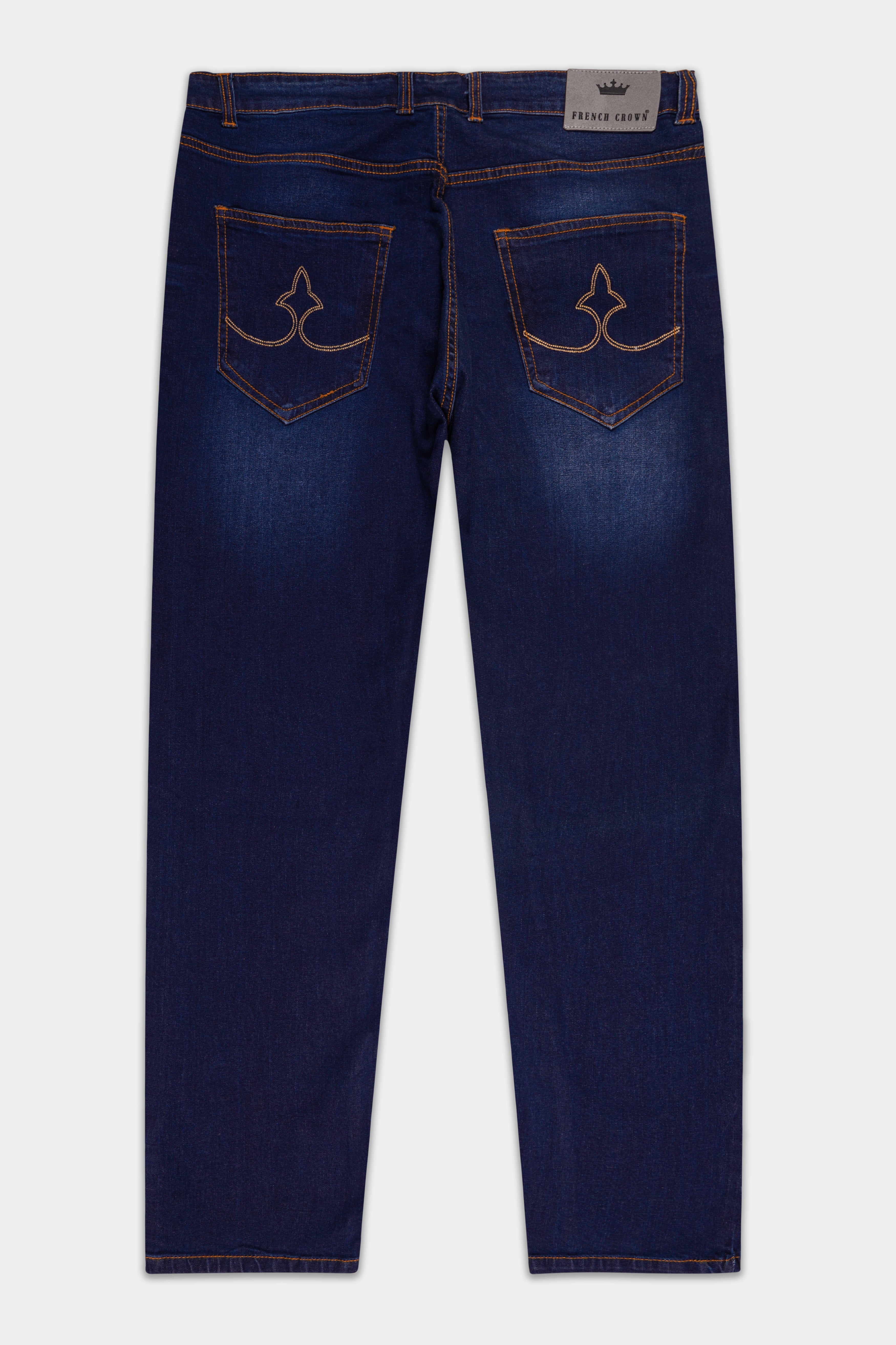 Martinique Blue Washed Clean Look Stretchable Denim