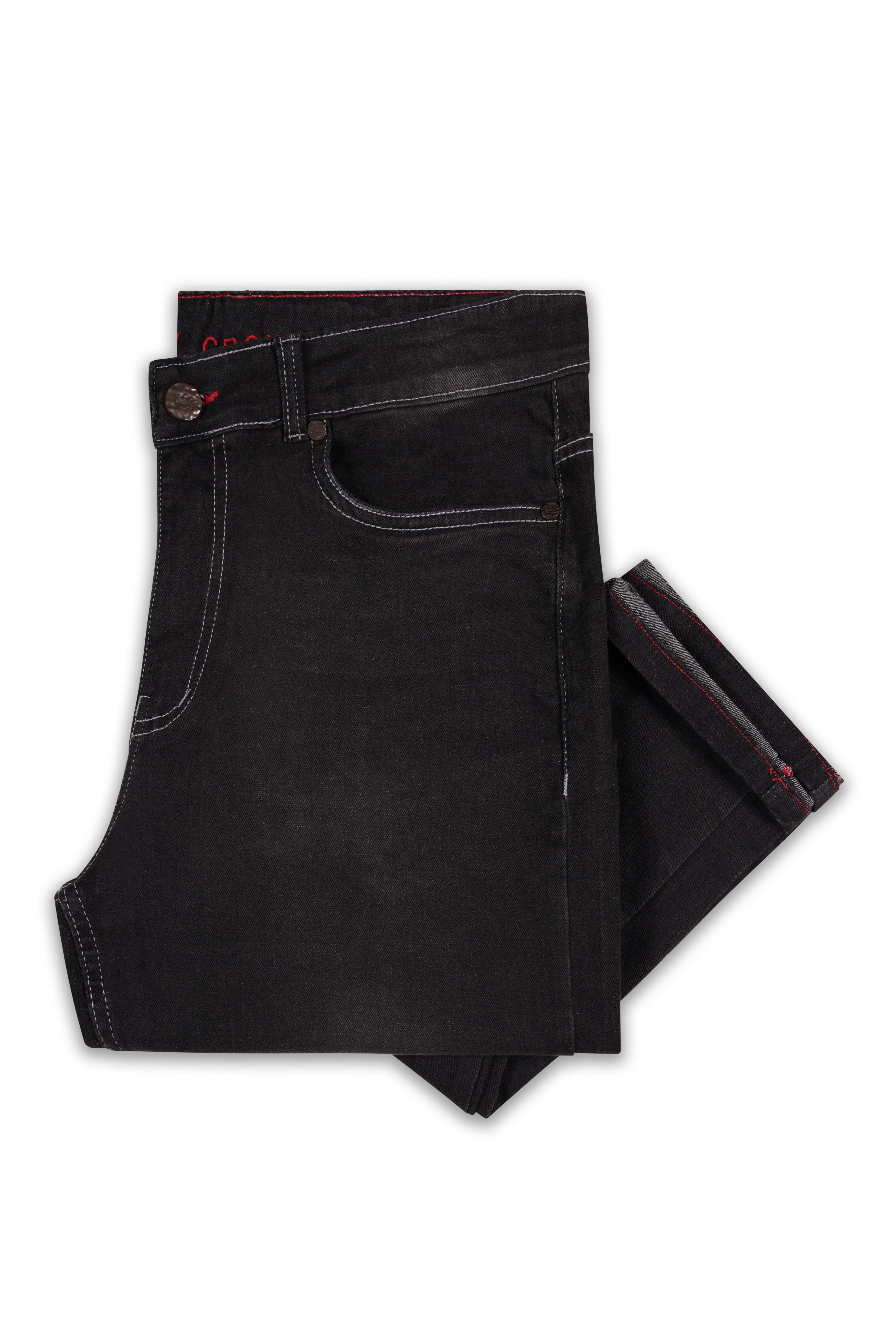 Haiti Black Rinse Wash Stretchable Denim