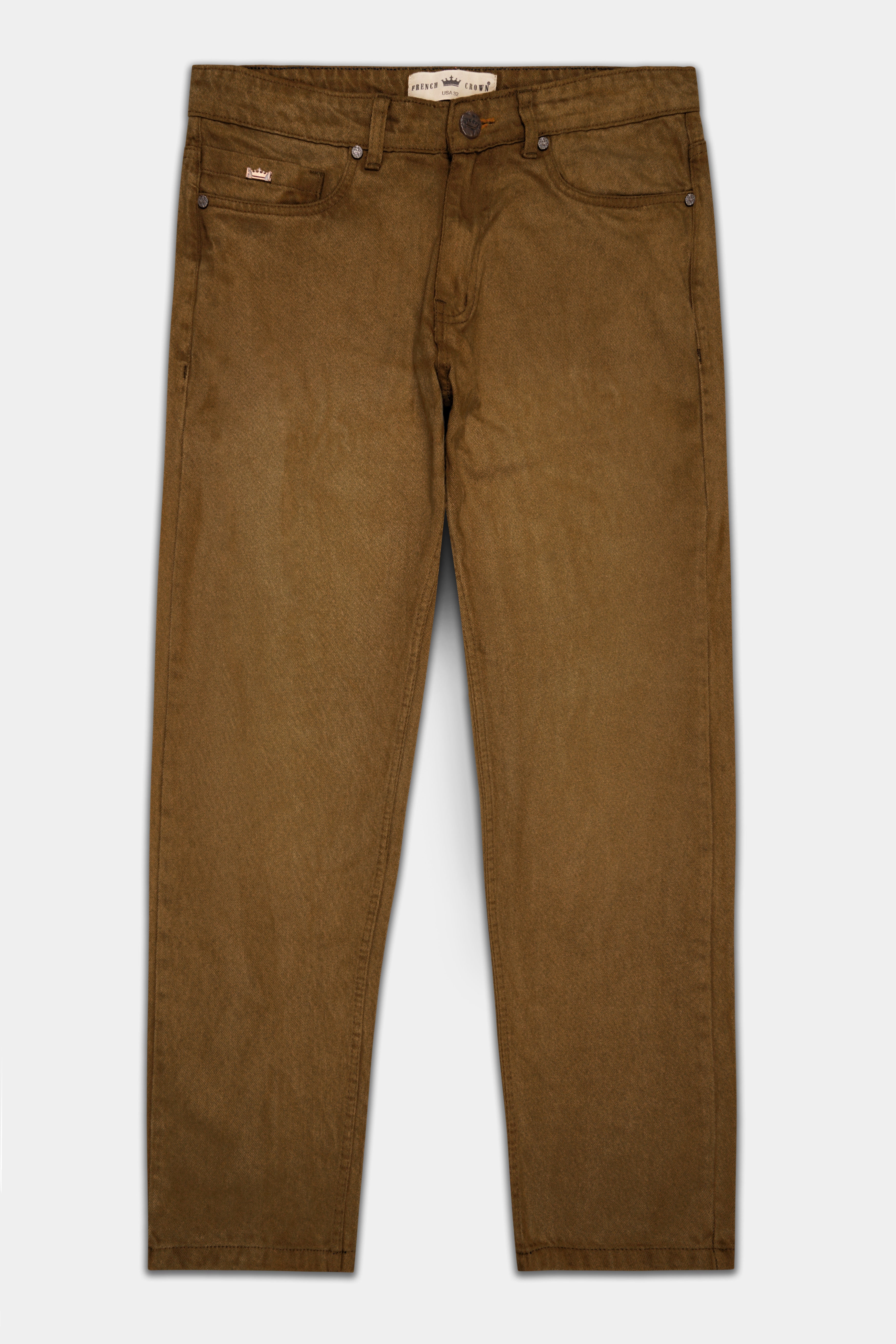 Clay Creek Brown Rinse Wash Denim