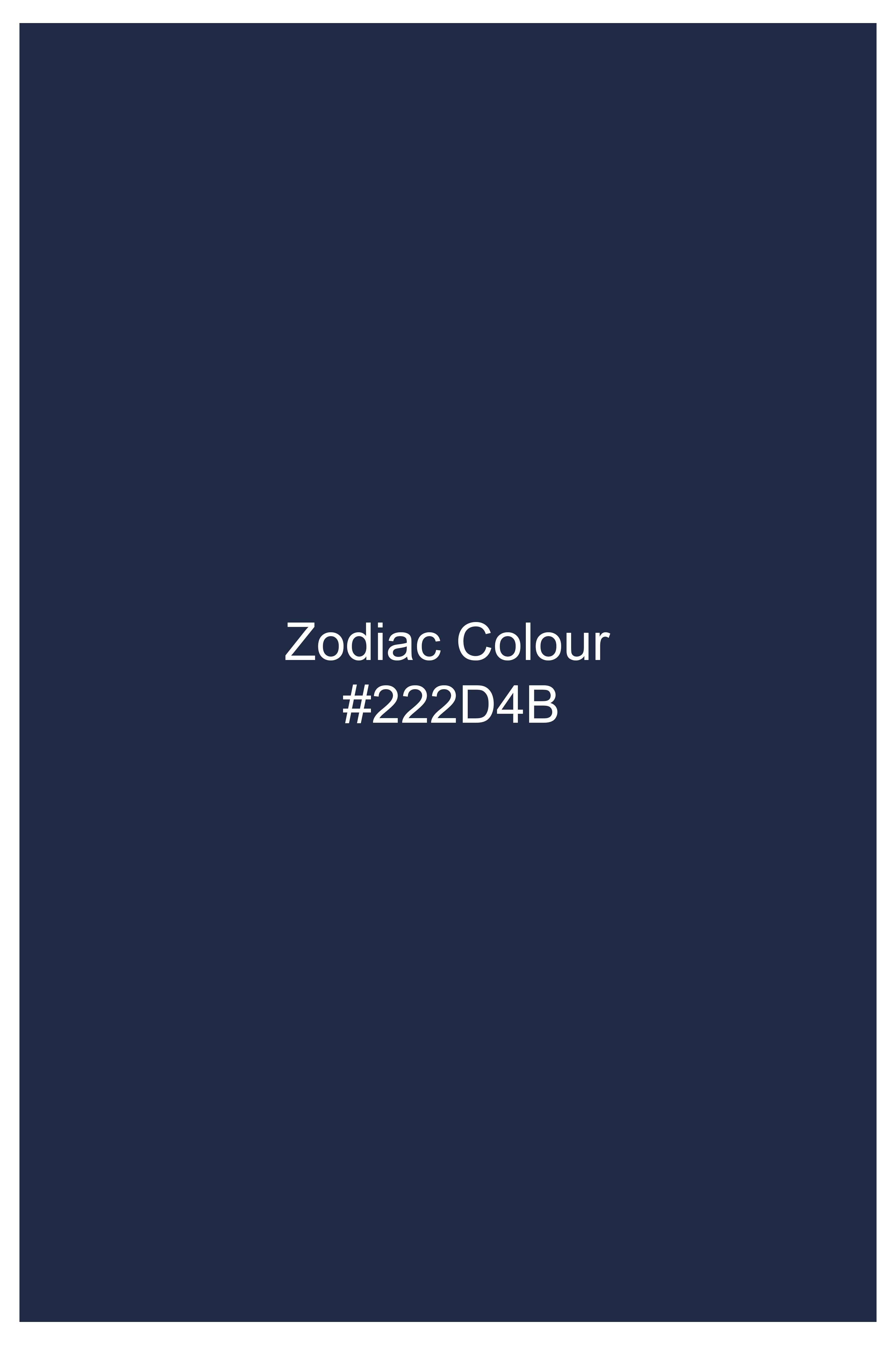 Zodiac Blue Whiskering Wash Emoji Hand Painted Stretchable Denim J166-ART-30, J166-ART-32, J166-ART-34, J166-ART-36, J166-ART-38, J166-ART-40
