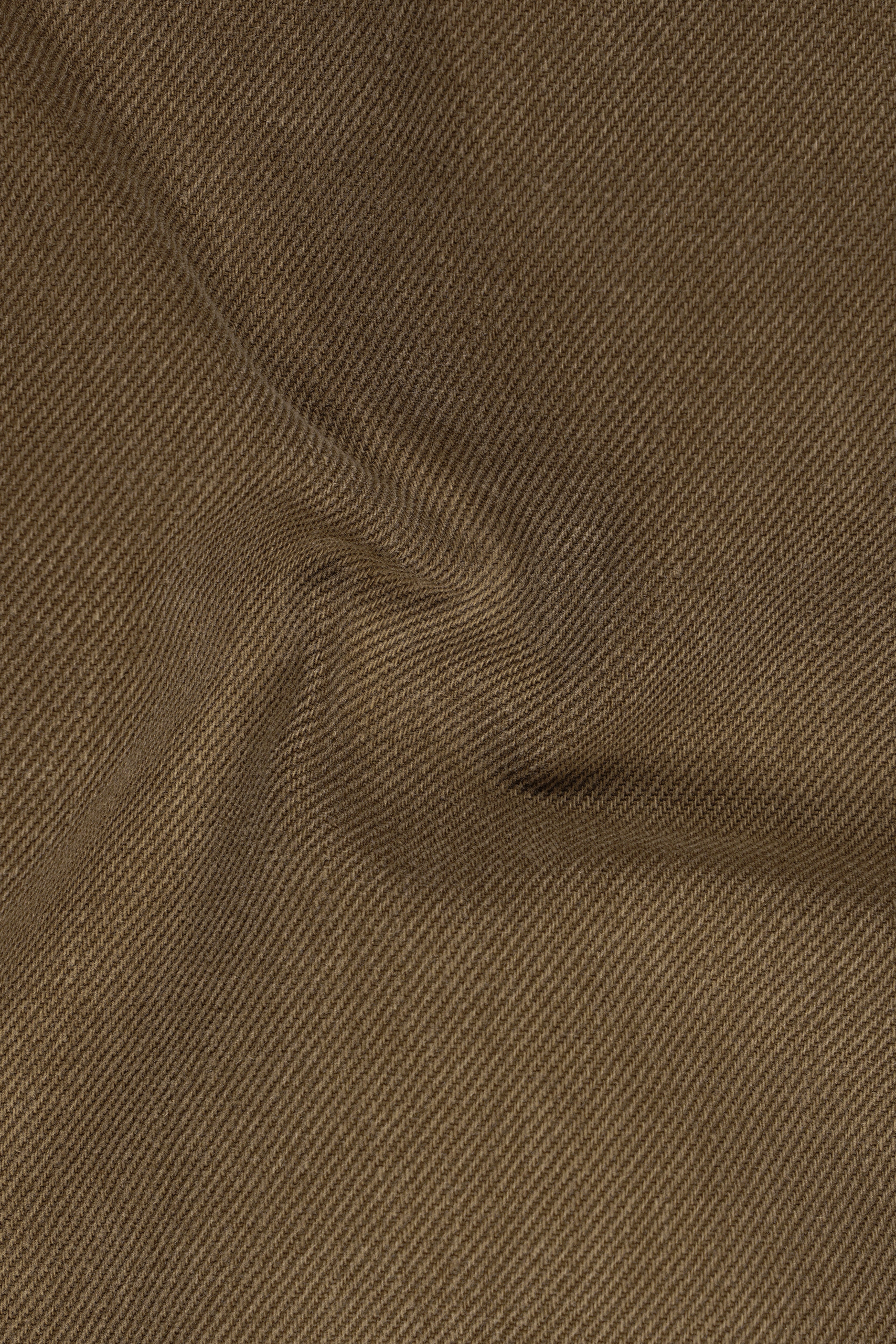 Dark Taupe Brown Rinse Denim